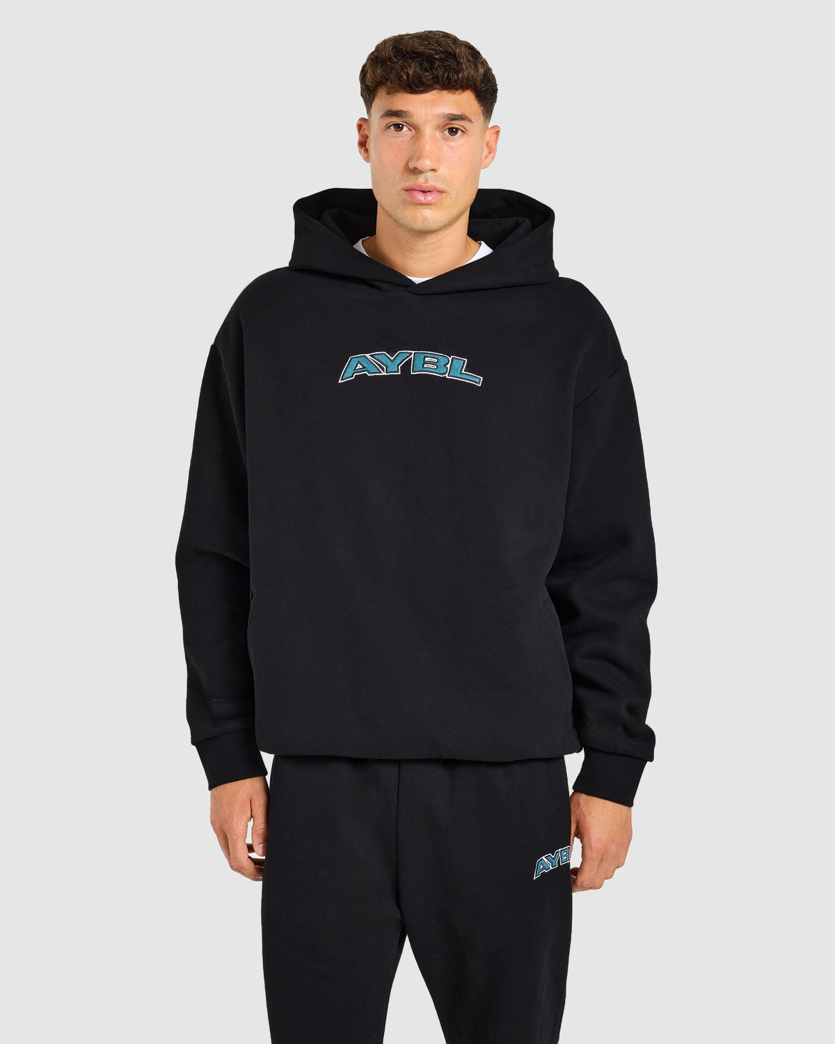 AYBL Society Oversized Hoodie - Schwarz