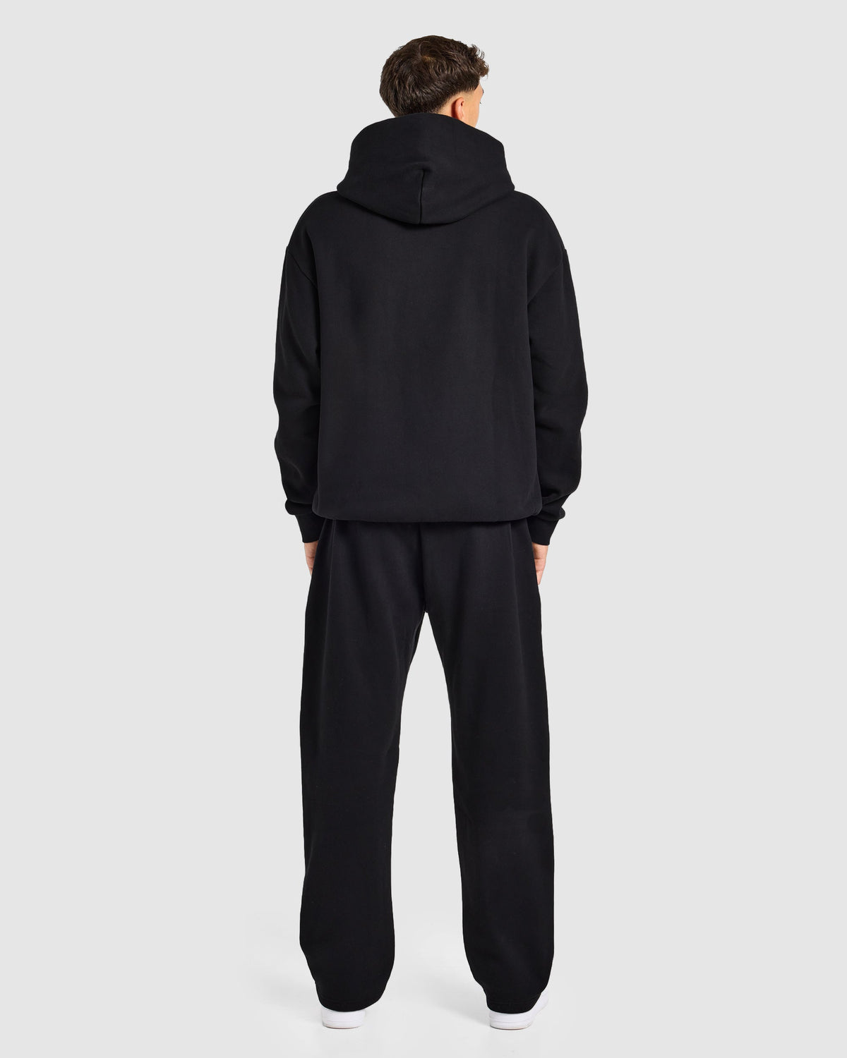 AYBL Society Oversized Straight Leg Joggers - Schwarz