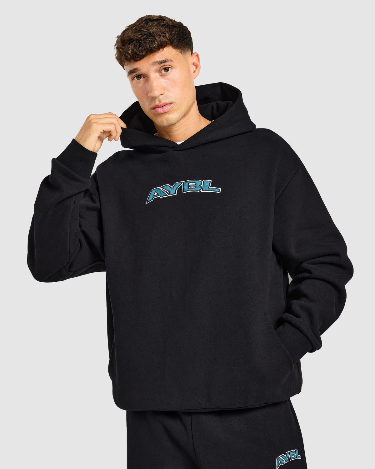 AYBL Society Oversized Hoodie - Schwarz