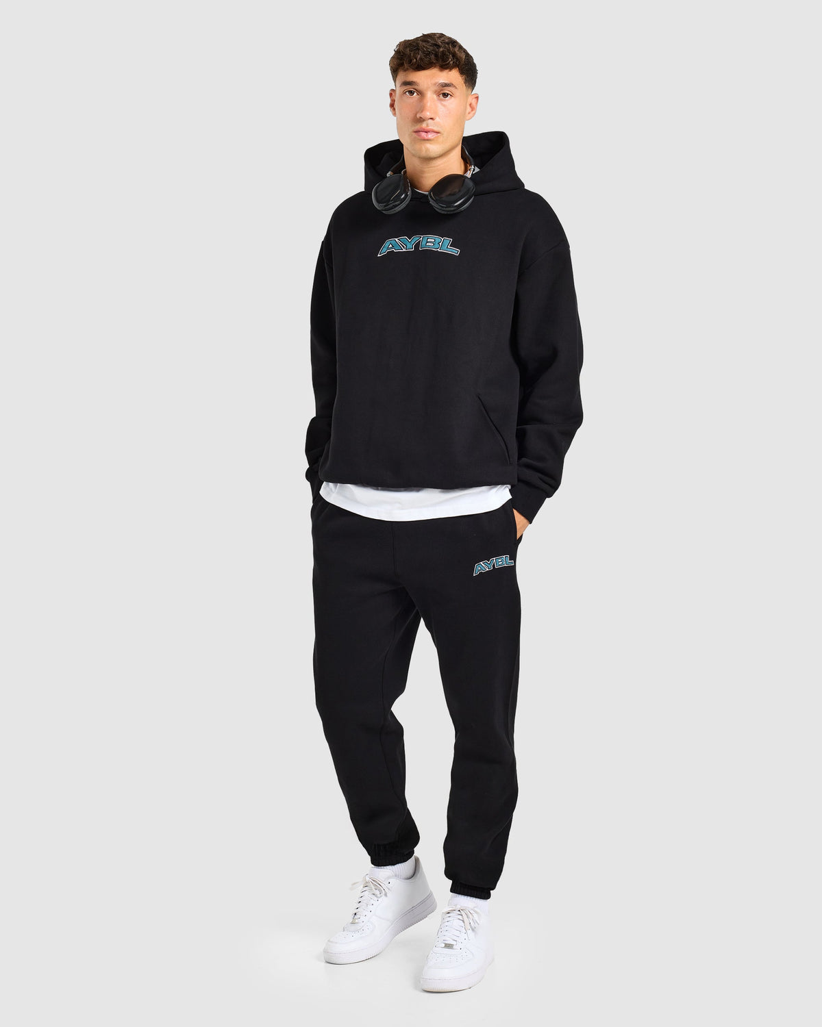 AYBL Society Oversized Joggers - Schwarz