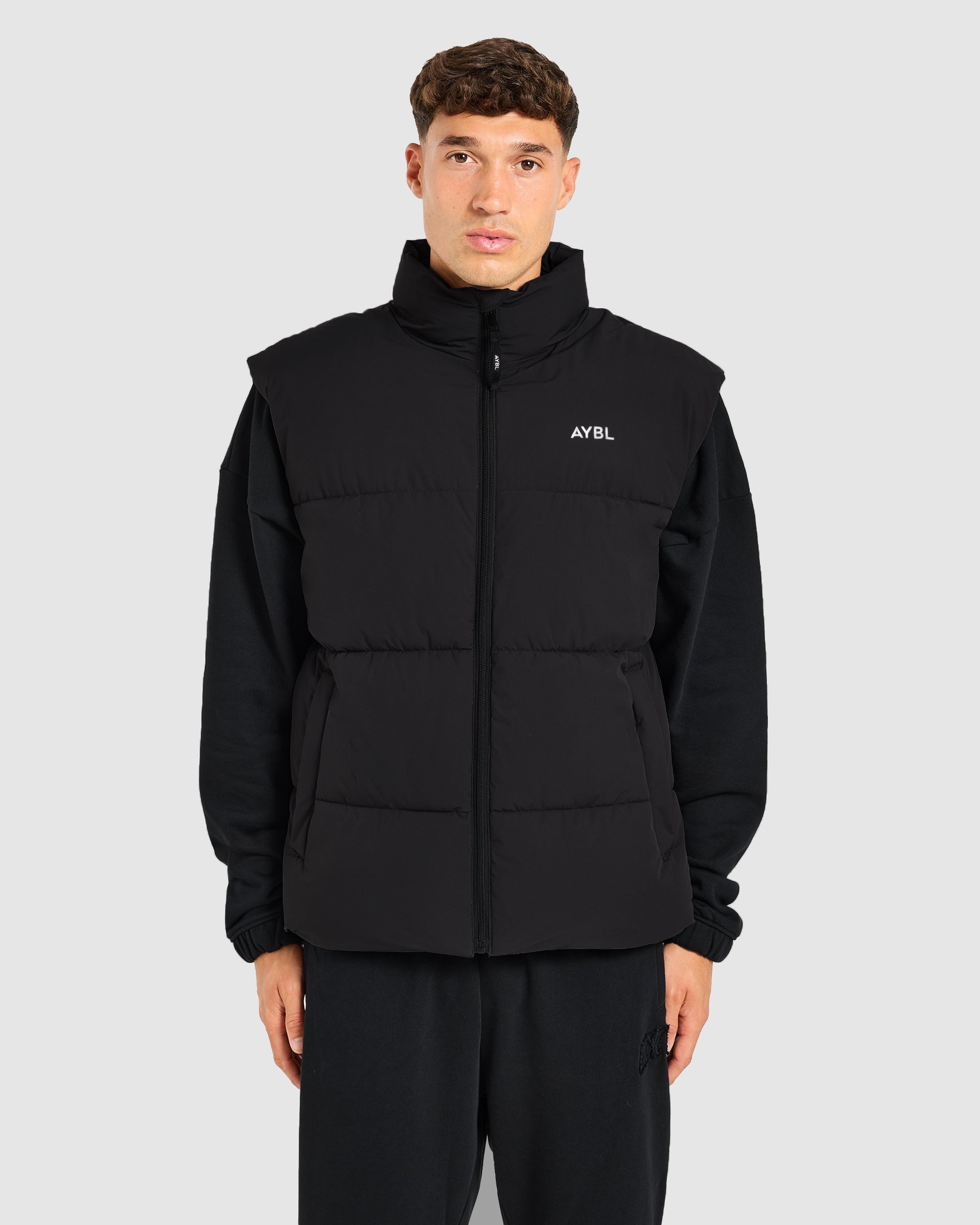 Classic Puffer Gilet - Schwarz