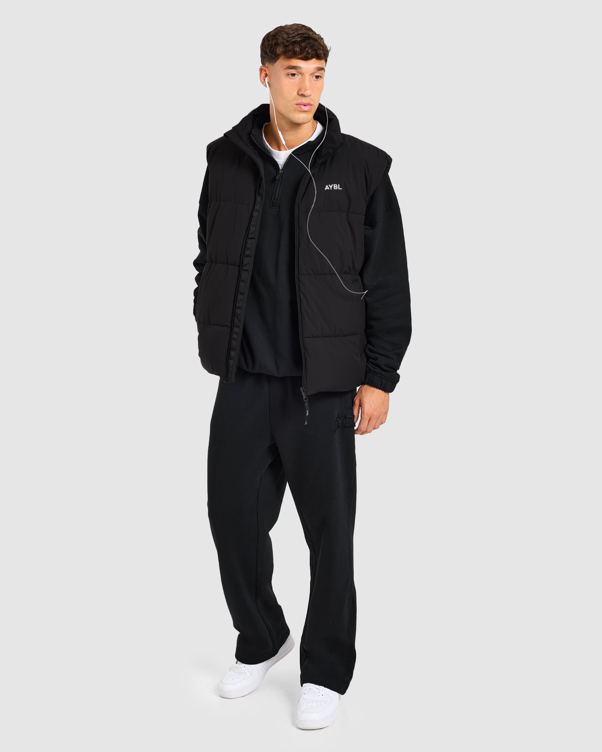 Classic Puffer Gilet - Schwarz