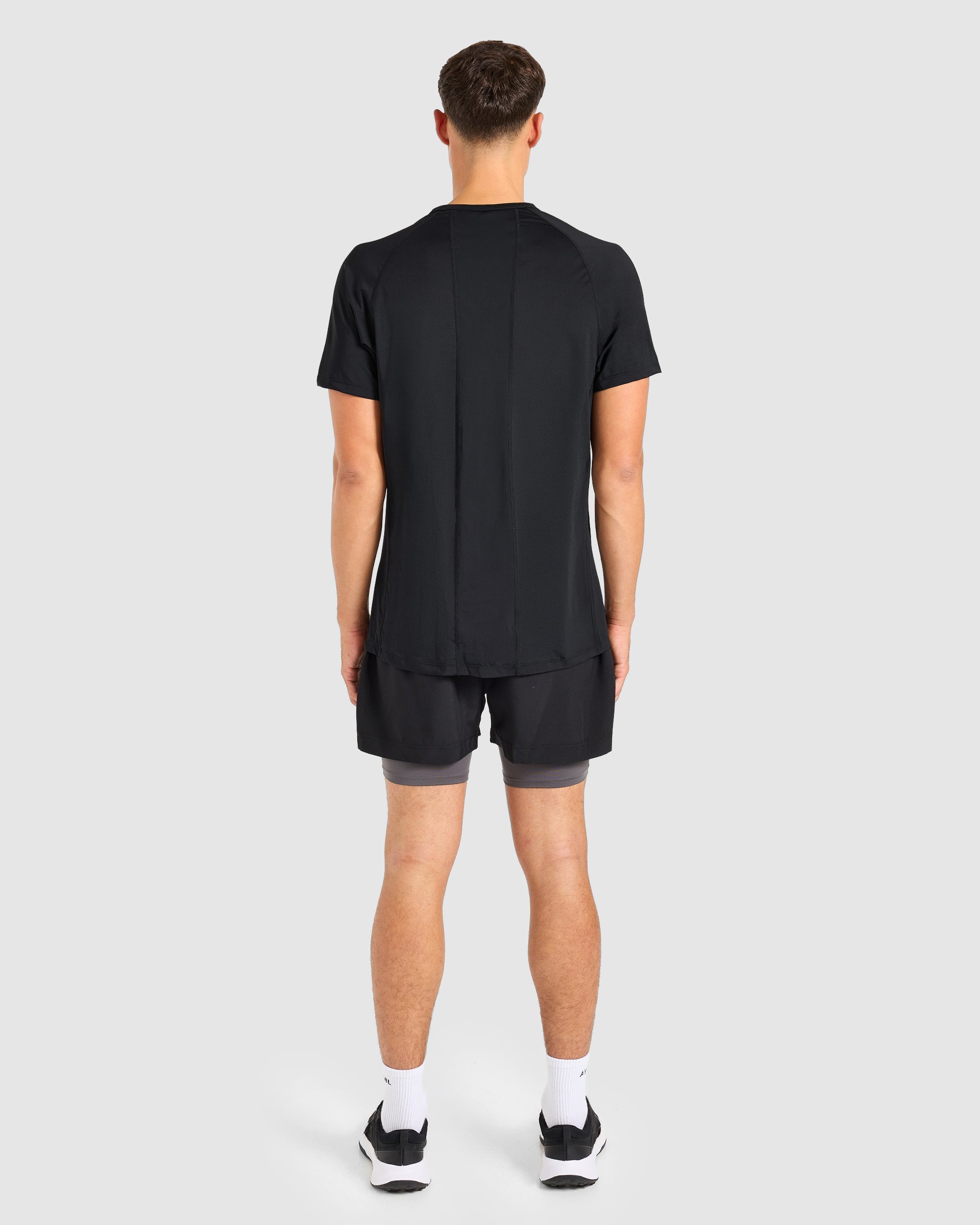Core 2 in 1 Shorts - Schwarz/Charcoal