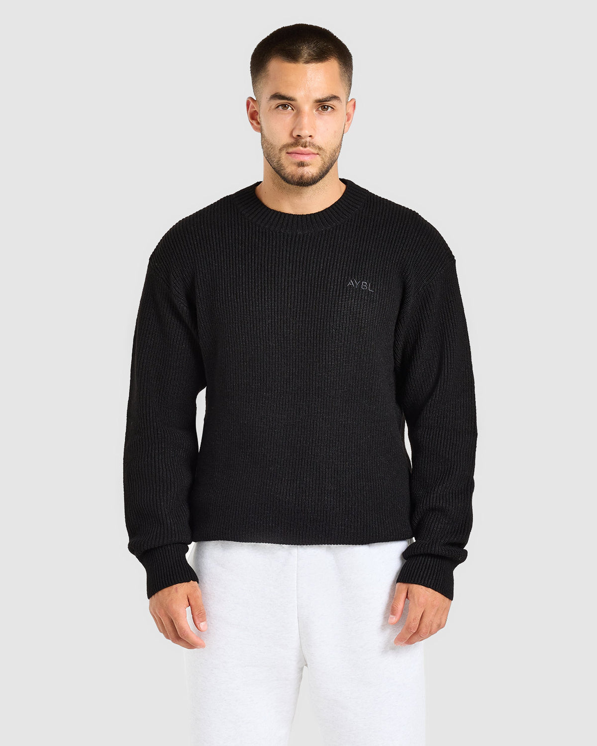 Signature Knitted Sweater - Schwarz