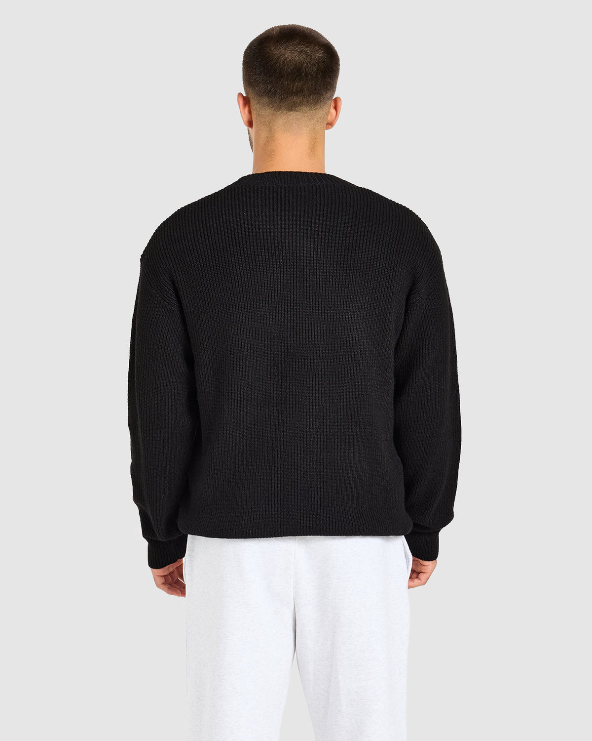 Signature Knitted Sweater - Schwarz