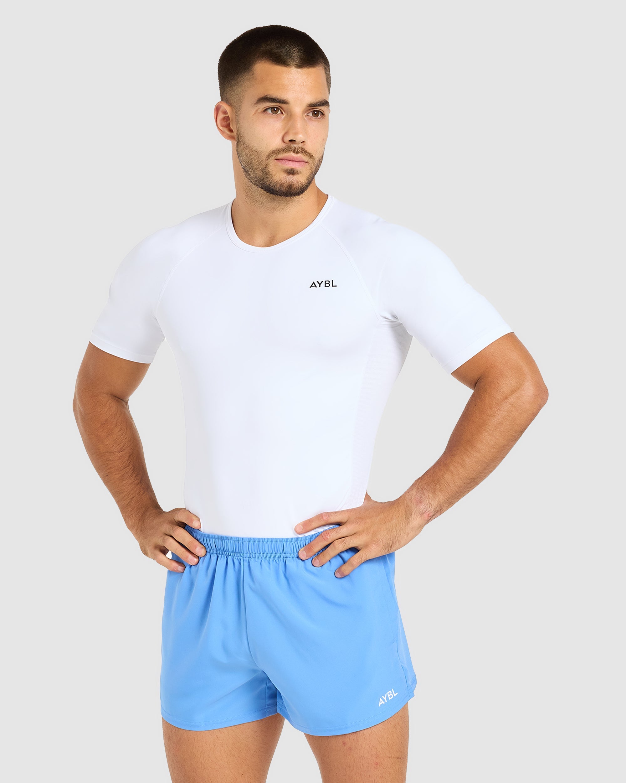 Core 3" Shorts - Muted Blau
