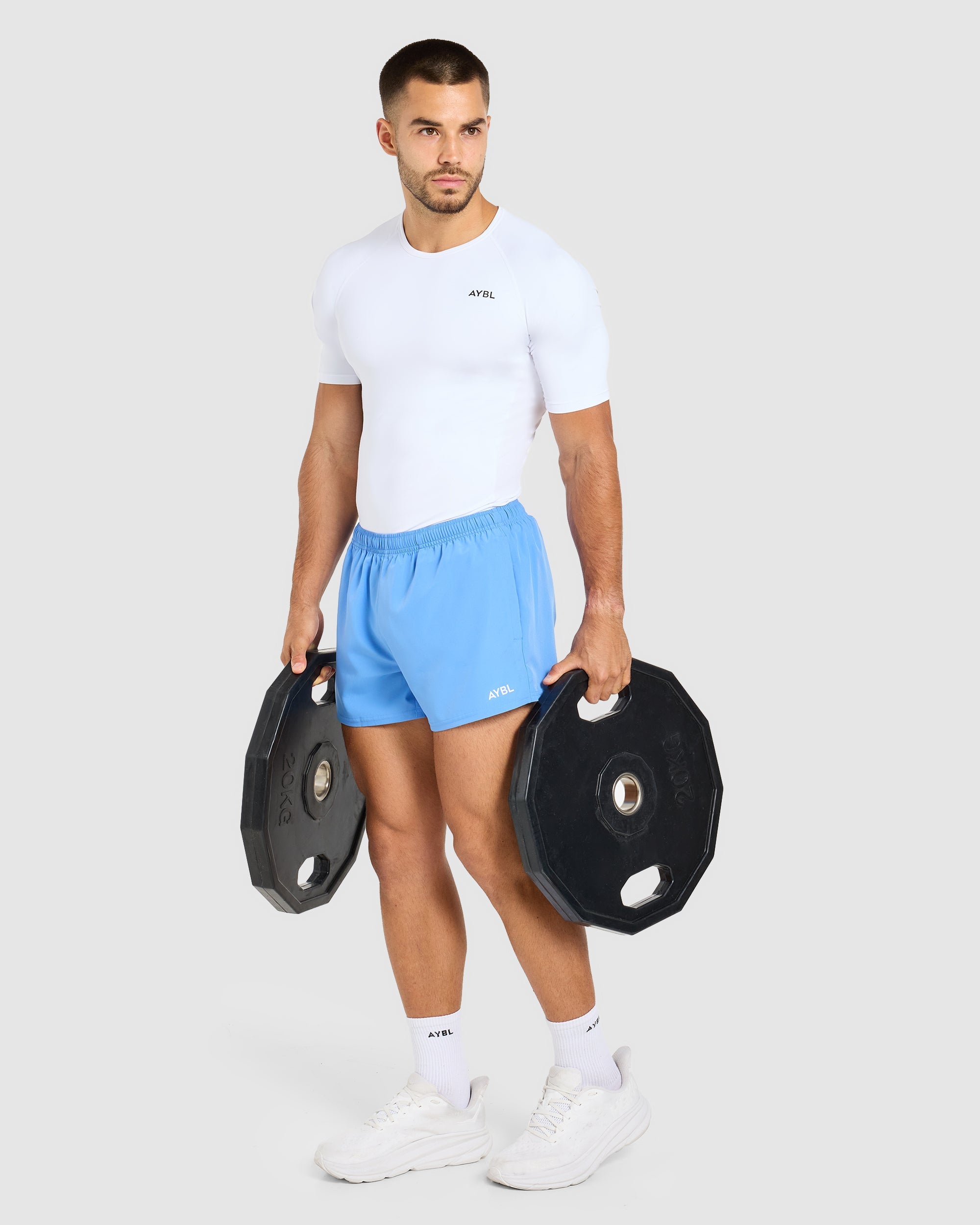 Core 3" Shorts - Muted Blau