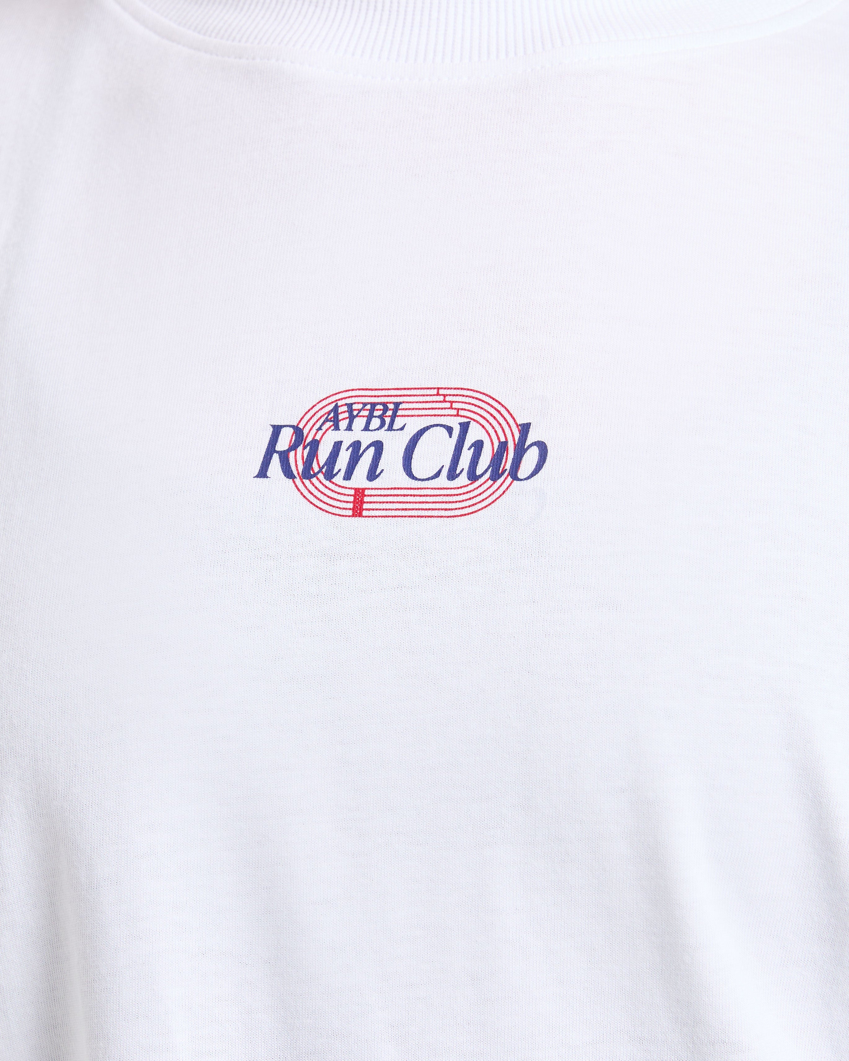Run Club Oversized T Shirt - Weiß