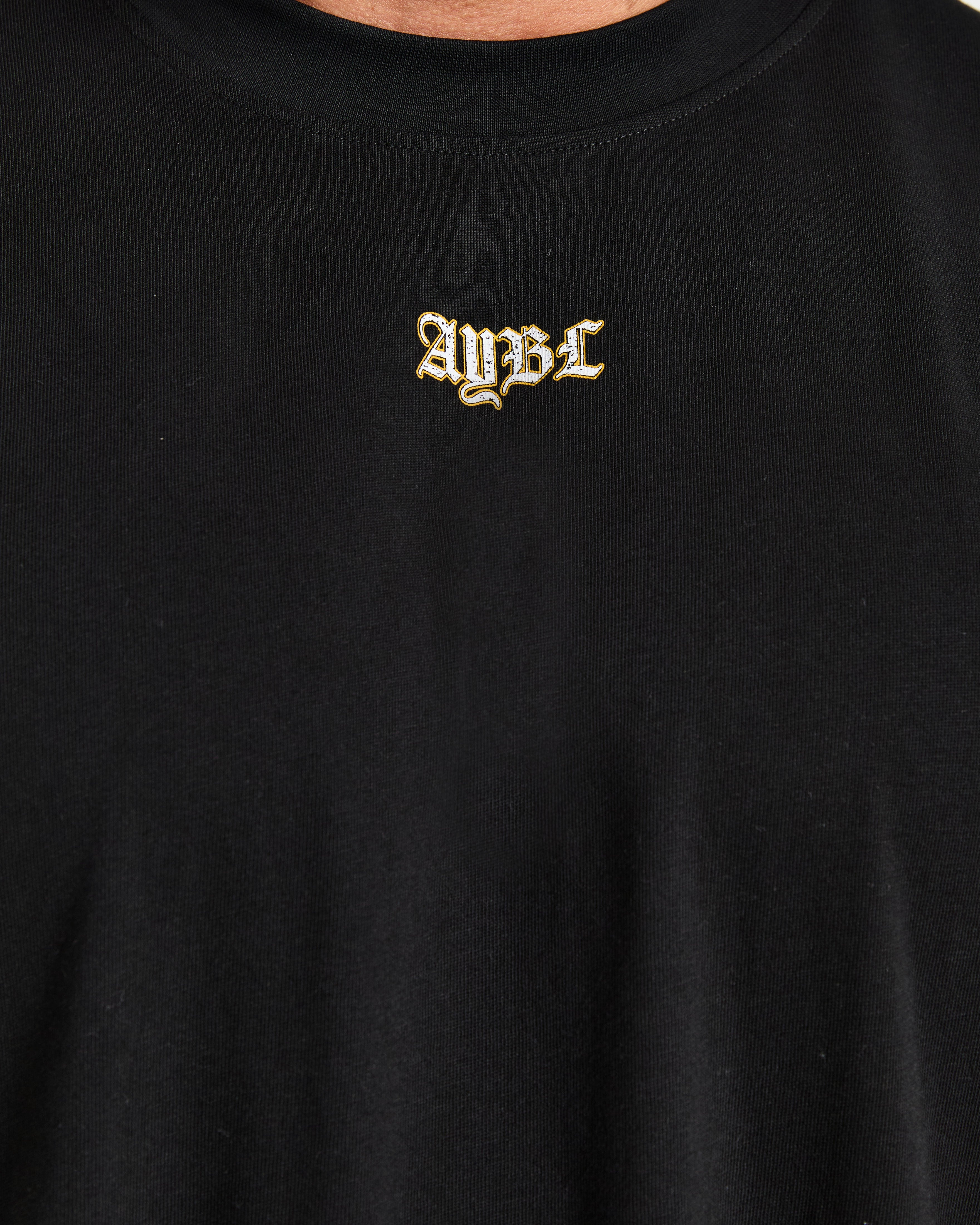 Wesley Vissers x Golden Mentality Oversized T Shirt - Schwarz