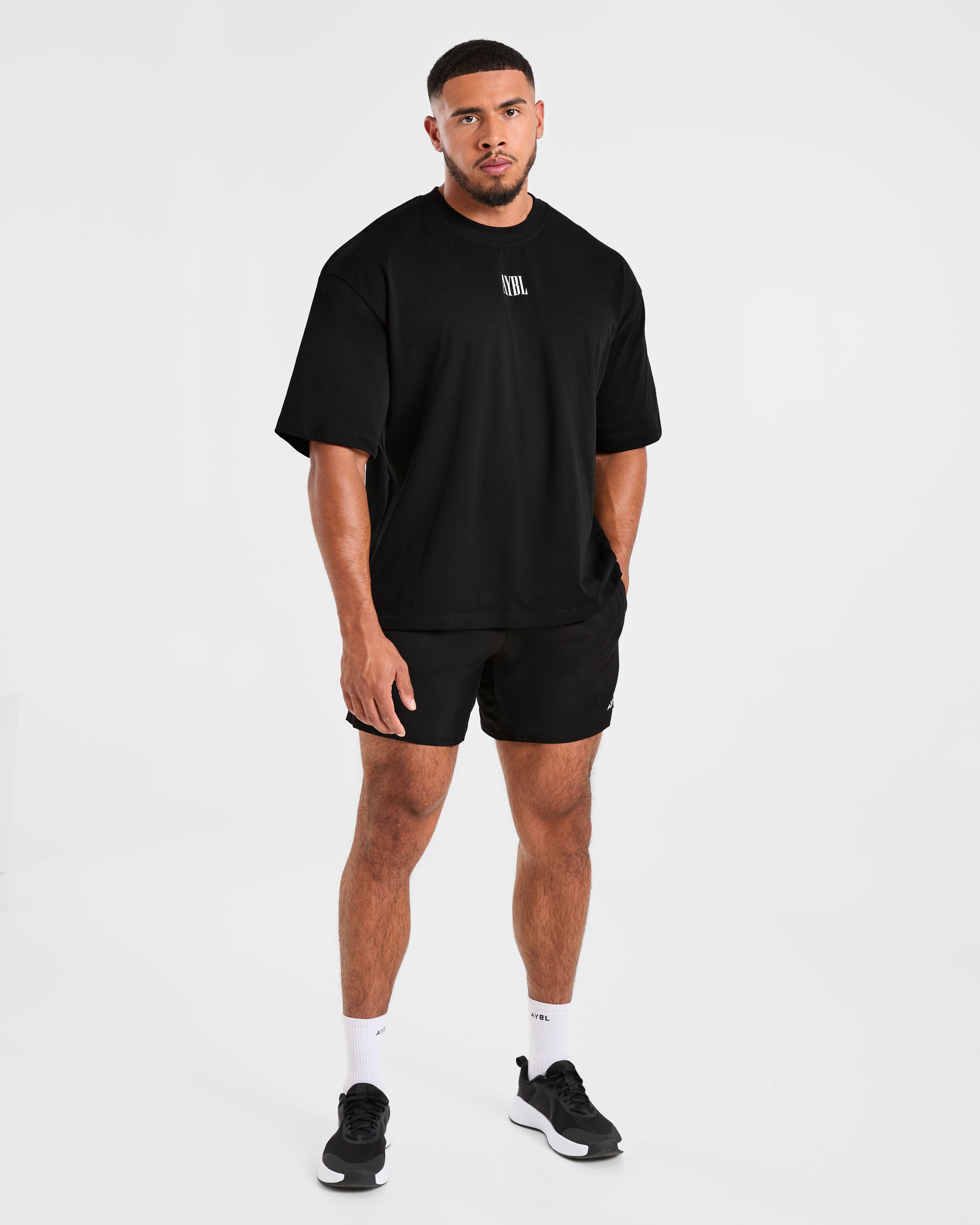 Wesley Vissers x Champion Mindset Oversized T Shirt - Schwarz