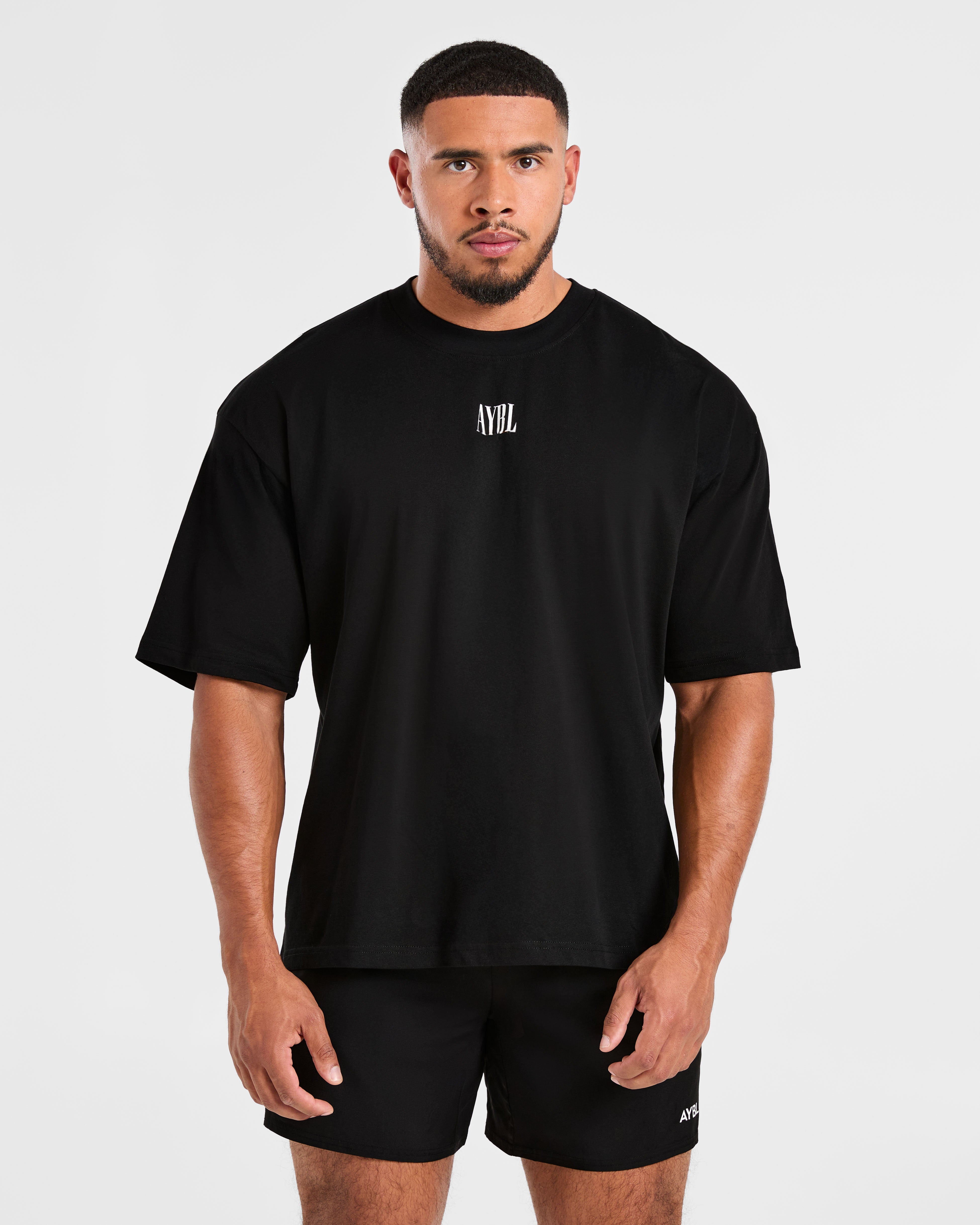 Wesley Vissers x Champion Mindset Oversized T Shirt - Schwarz