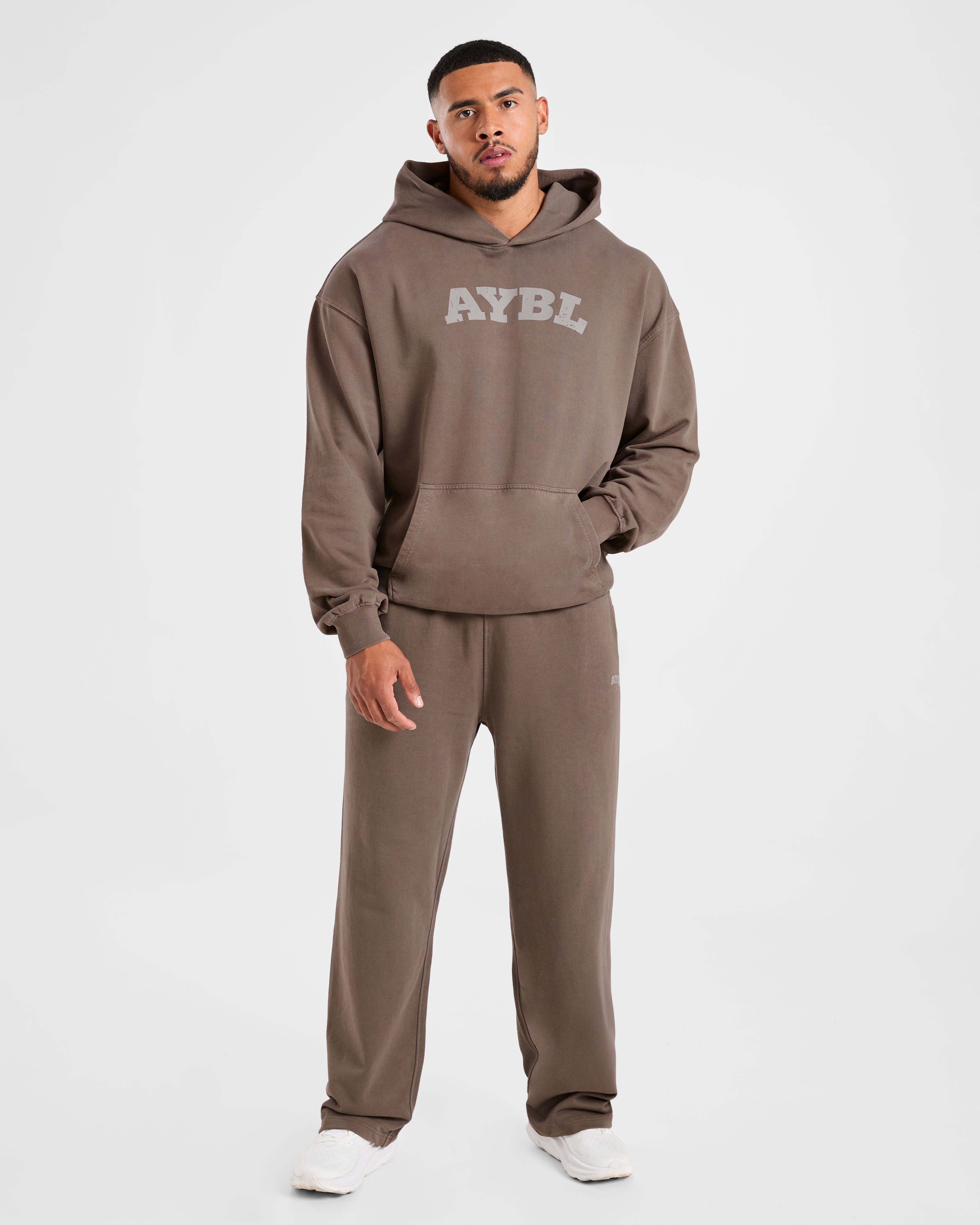 Elite Straight Leg Joggers - Umber Braun