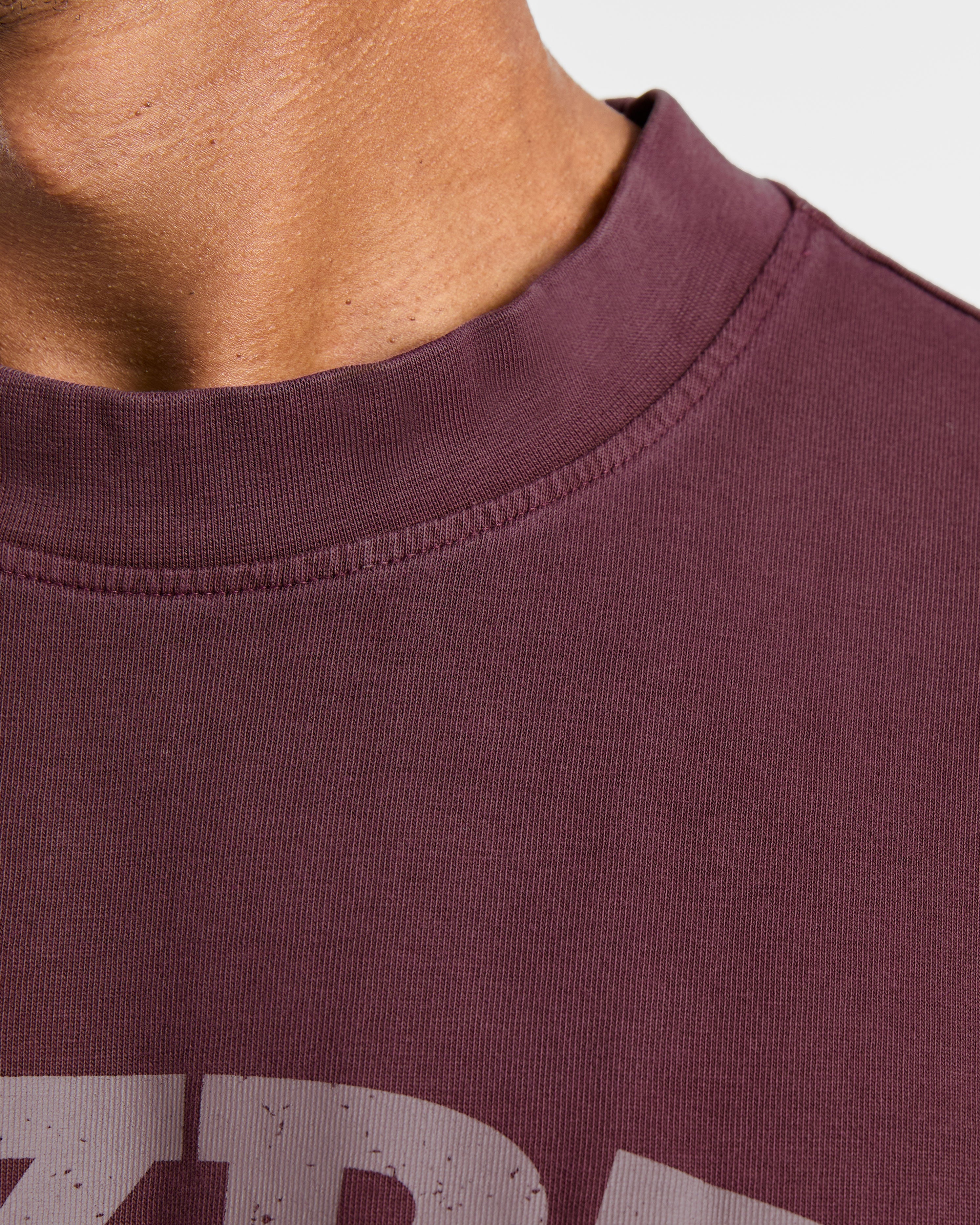 Elite Oversized T Shirt- Dusty Plum