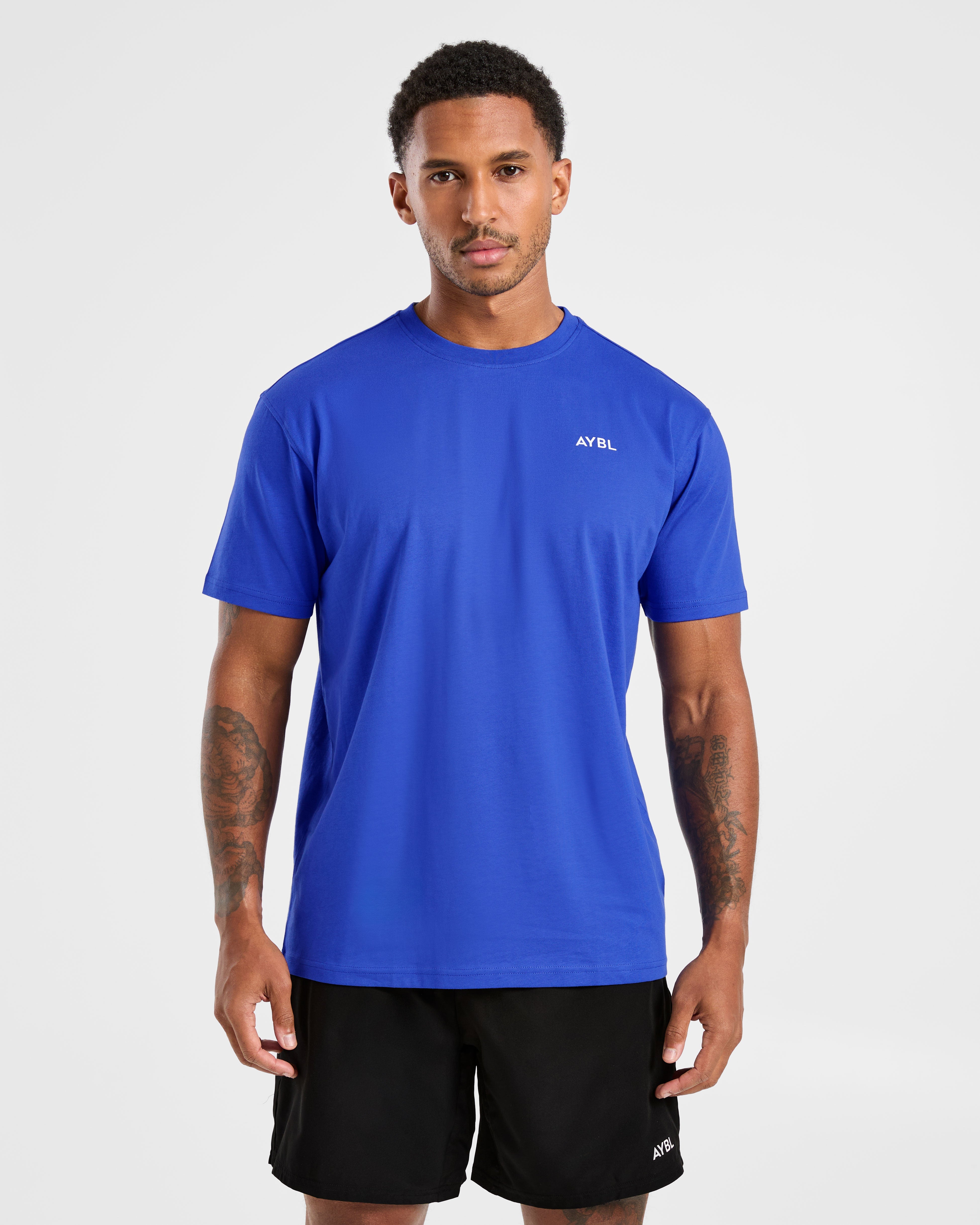 Essential T Shirt - Cobalt Blau