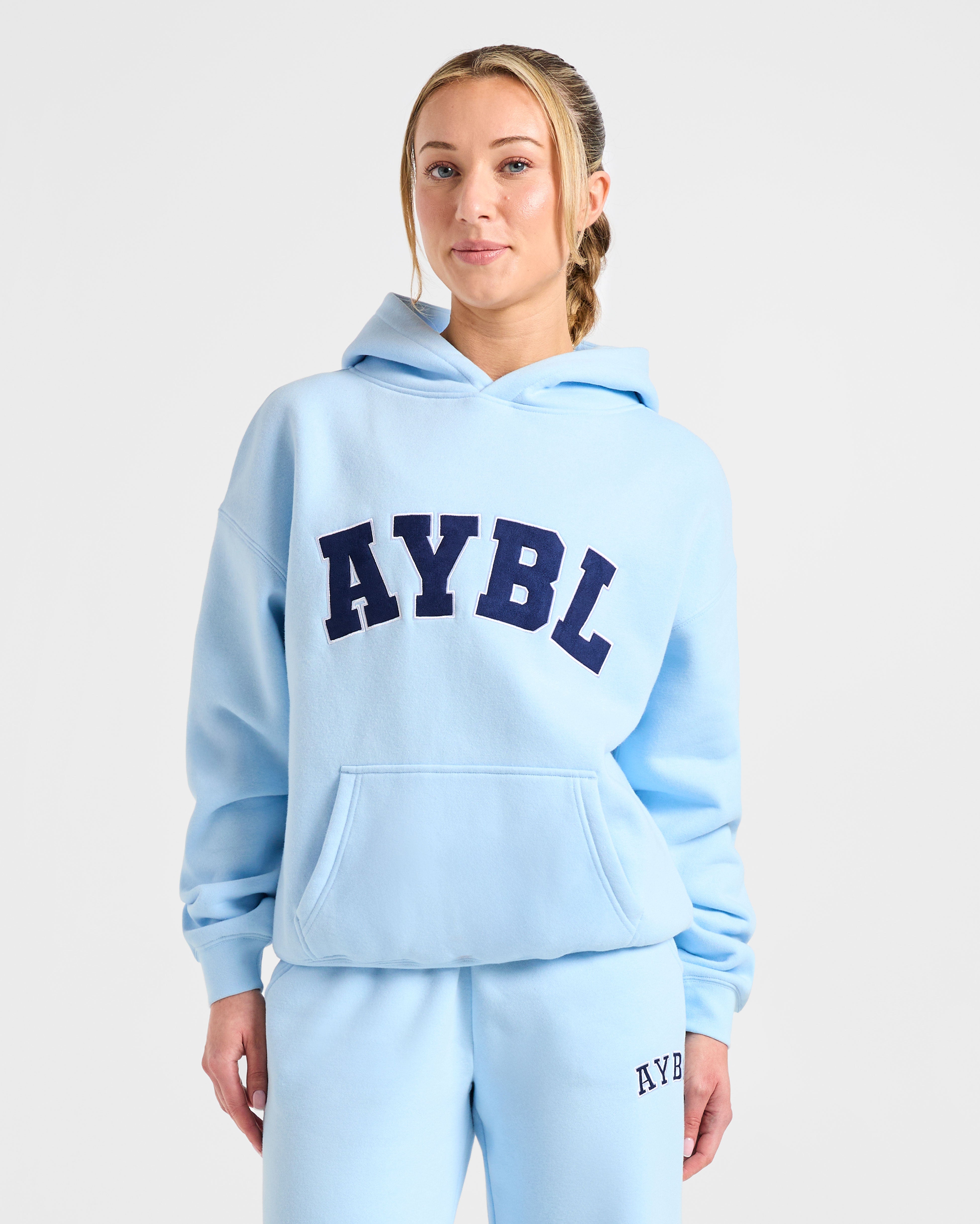 Varsity 2.0 Oversized Hoodie - Blau/Navy