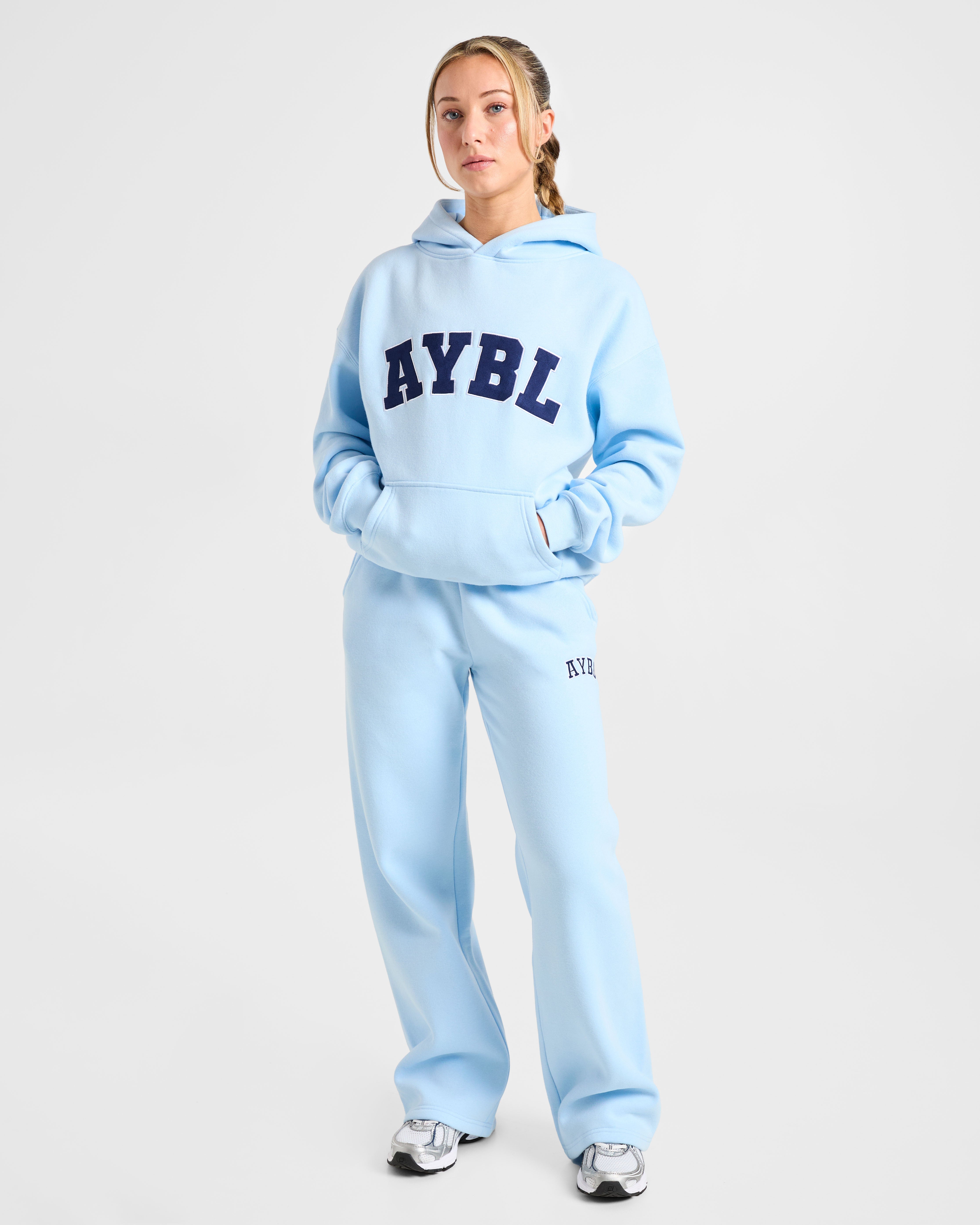 Varsity 2.0 Oversized Hoodie - Blau/Navy