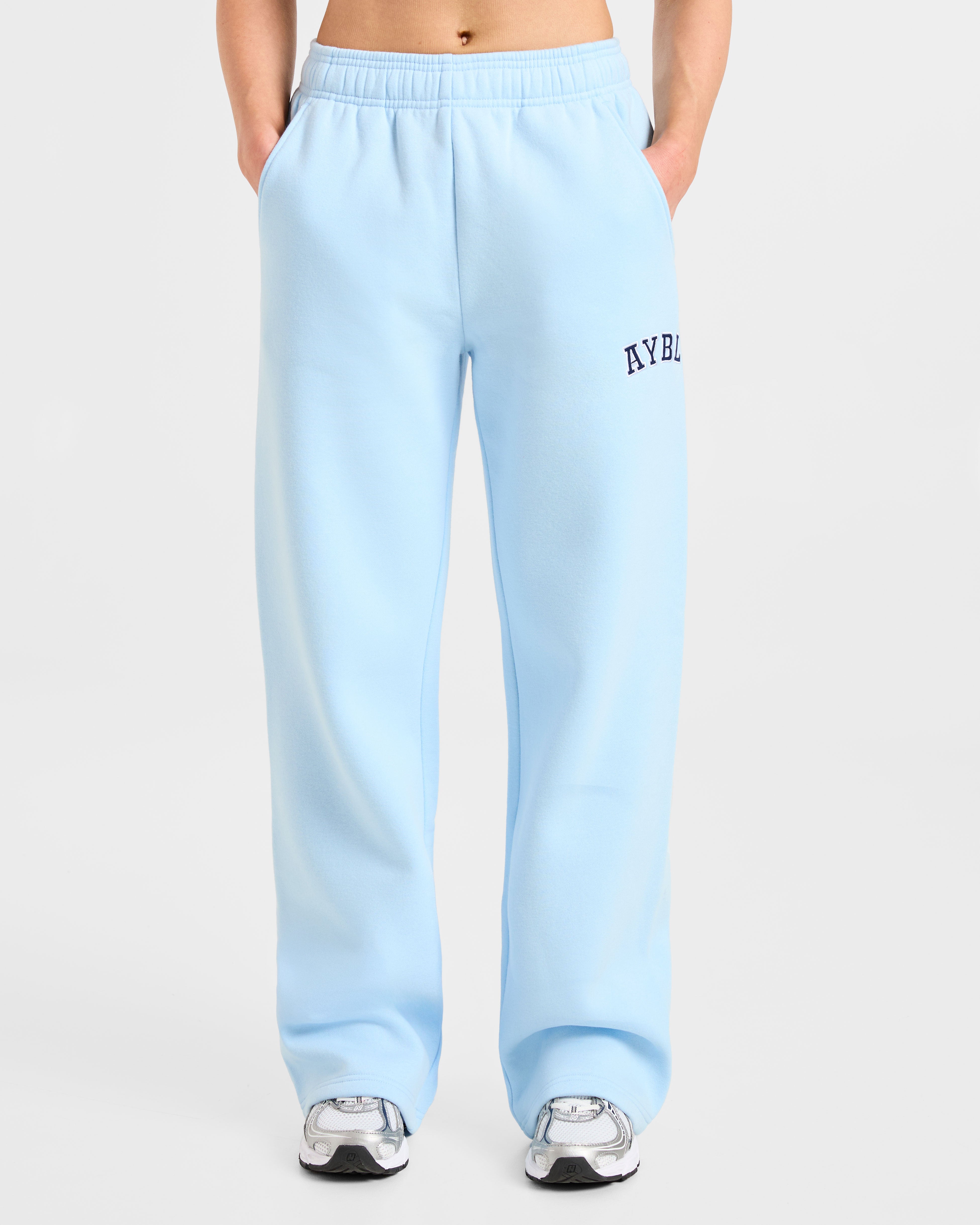 Varsity 2.0 Oversized Straight Leg Joggers - Blau/Navy