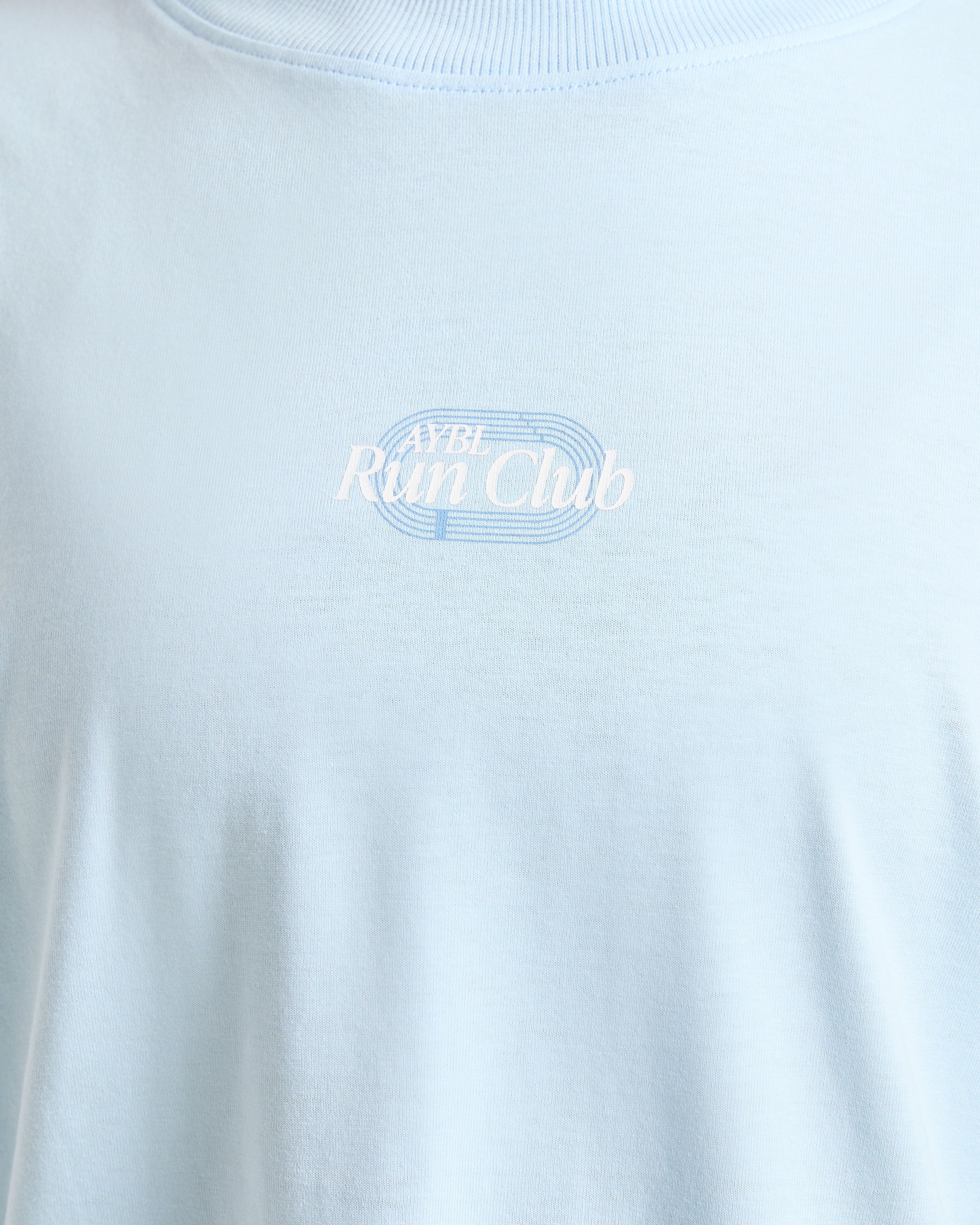 Run Club Oversized T Shirt - Blau