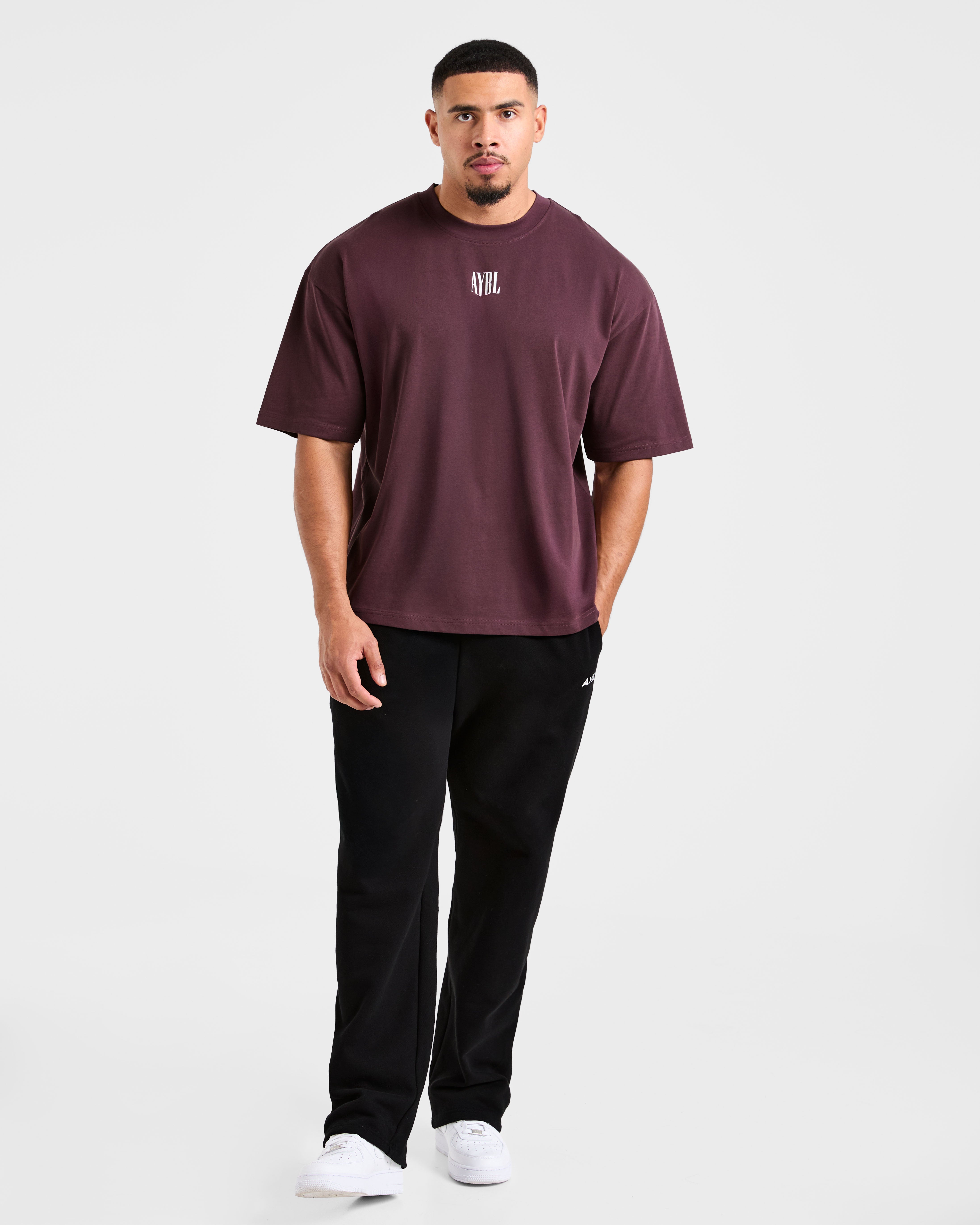 Strength Of Titans Oversized T Shirt - Smoke Beere