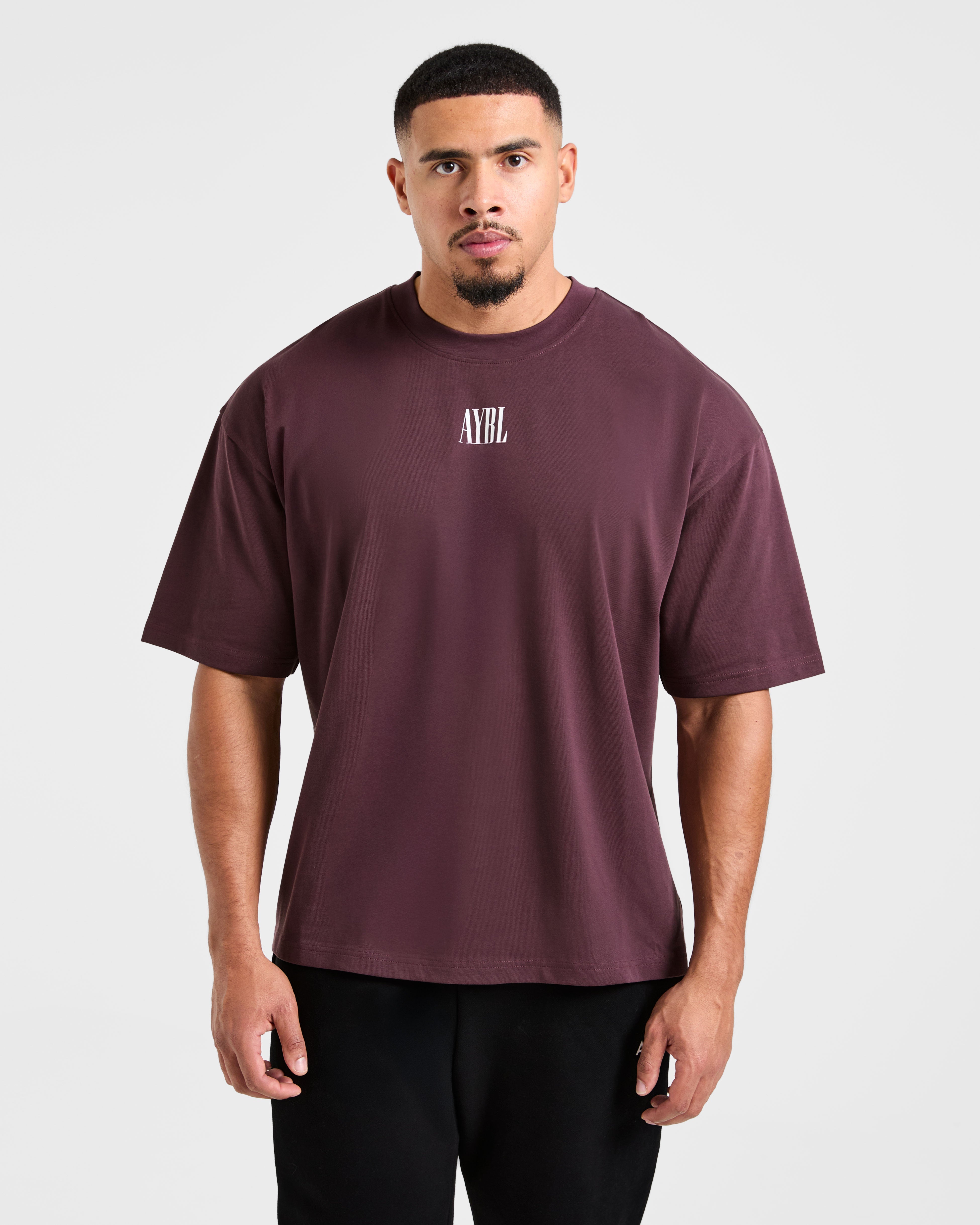 Strength Of Titans Oversized T Shirt - Smoke Beere