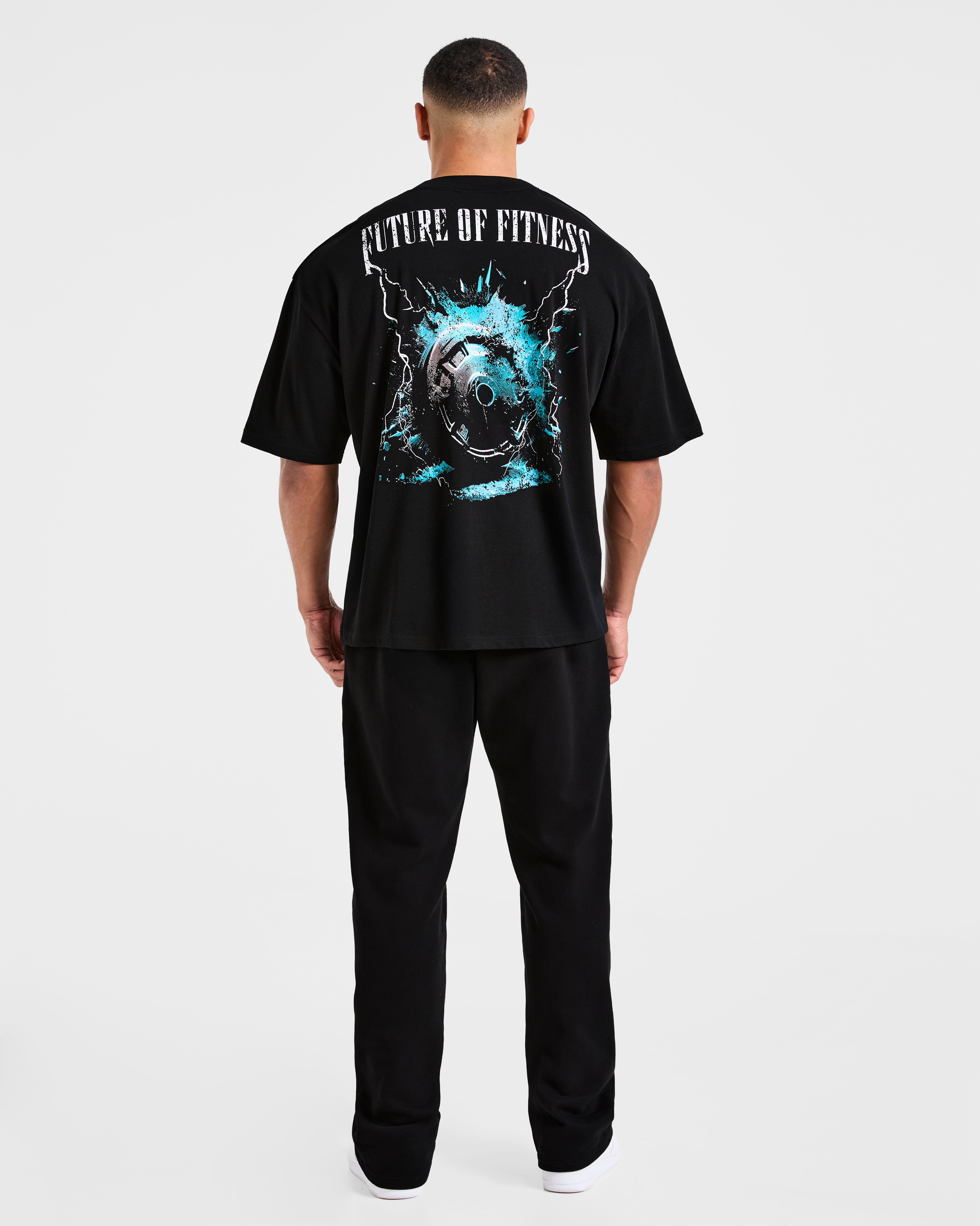Breaking Weights Oversized T Shirt - Schwarz