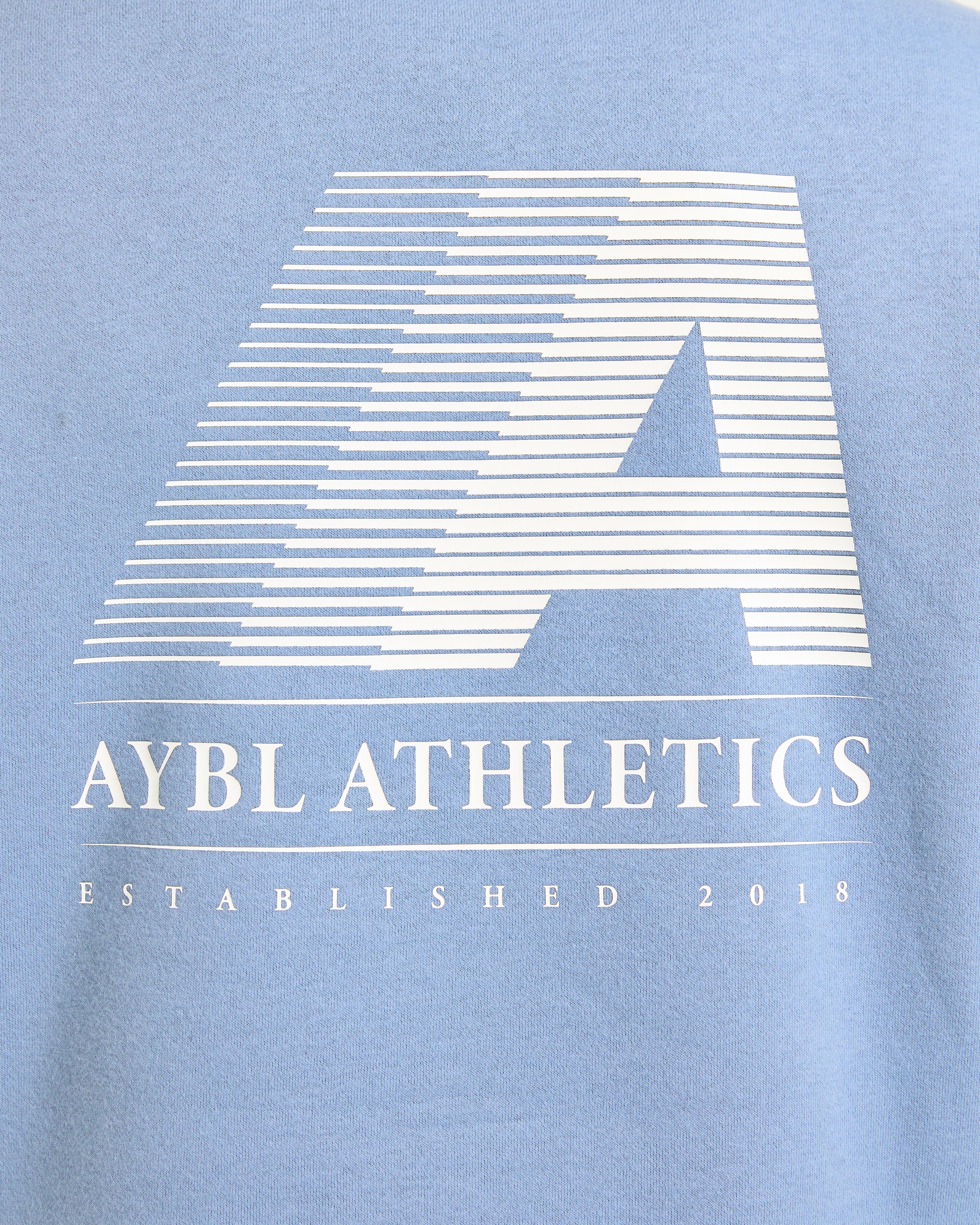 Retro Athletics Oversized 1/4 Zip Pullover - Vintage Blau