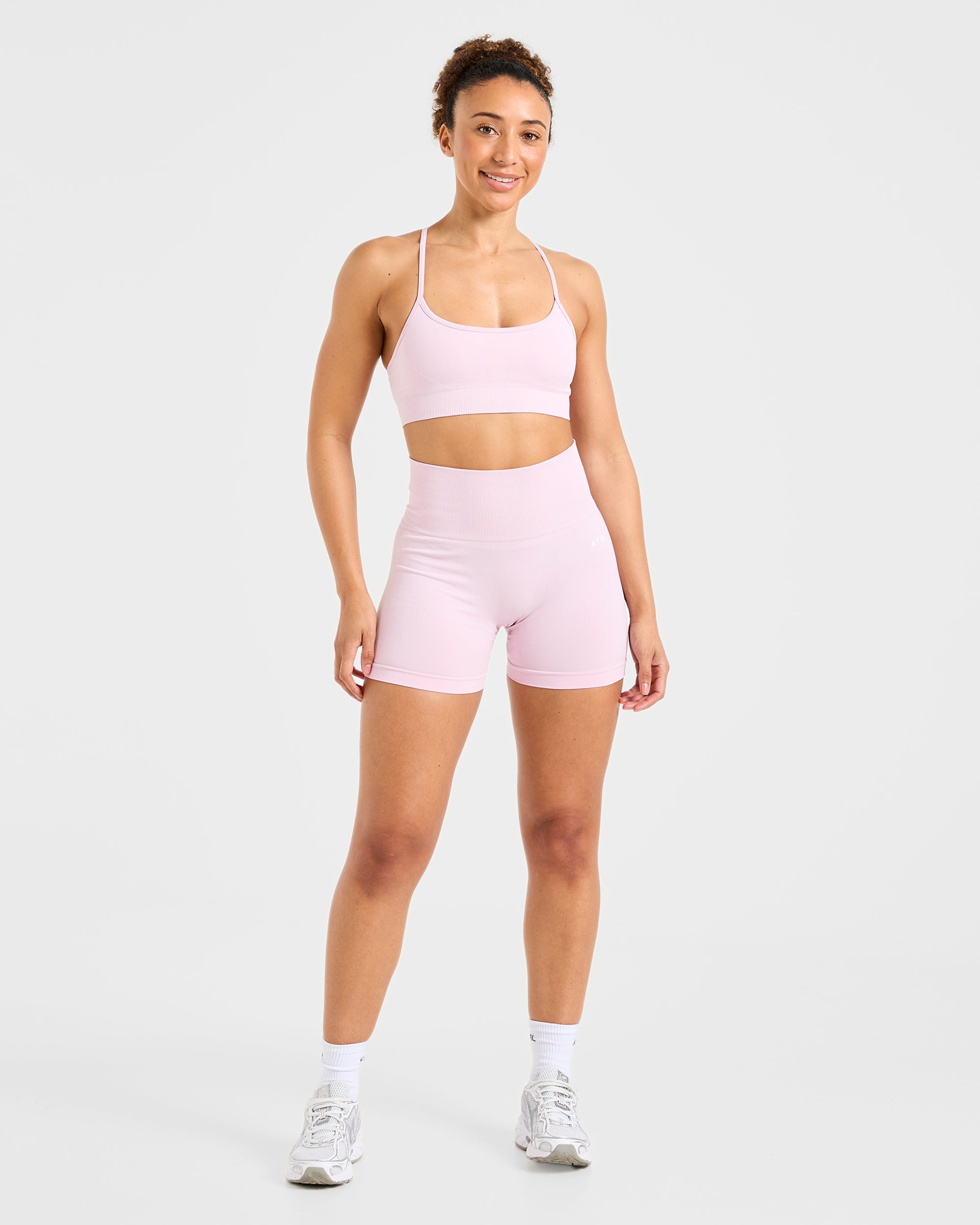 Empower Seamless Shorts - Iced Rosa