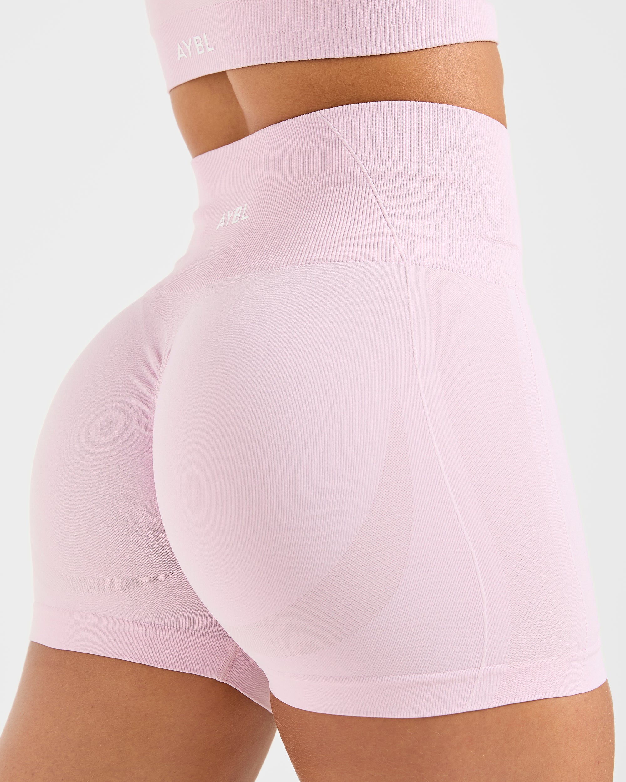 Empower Seamless Shorts - Iced Rosa