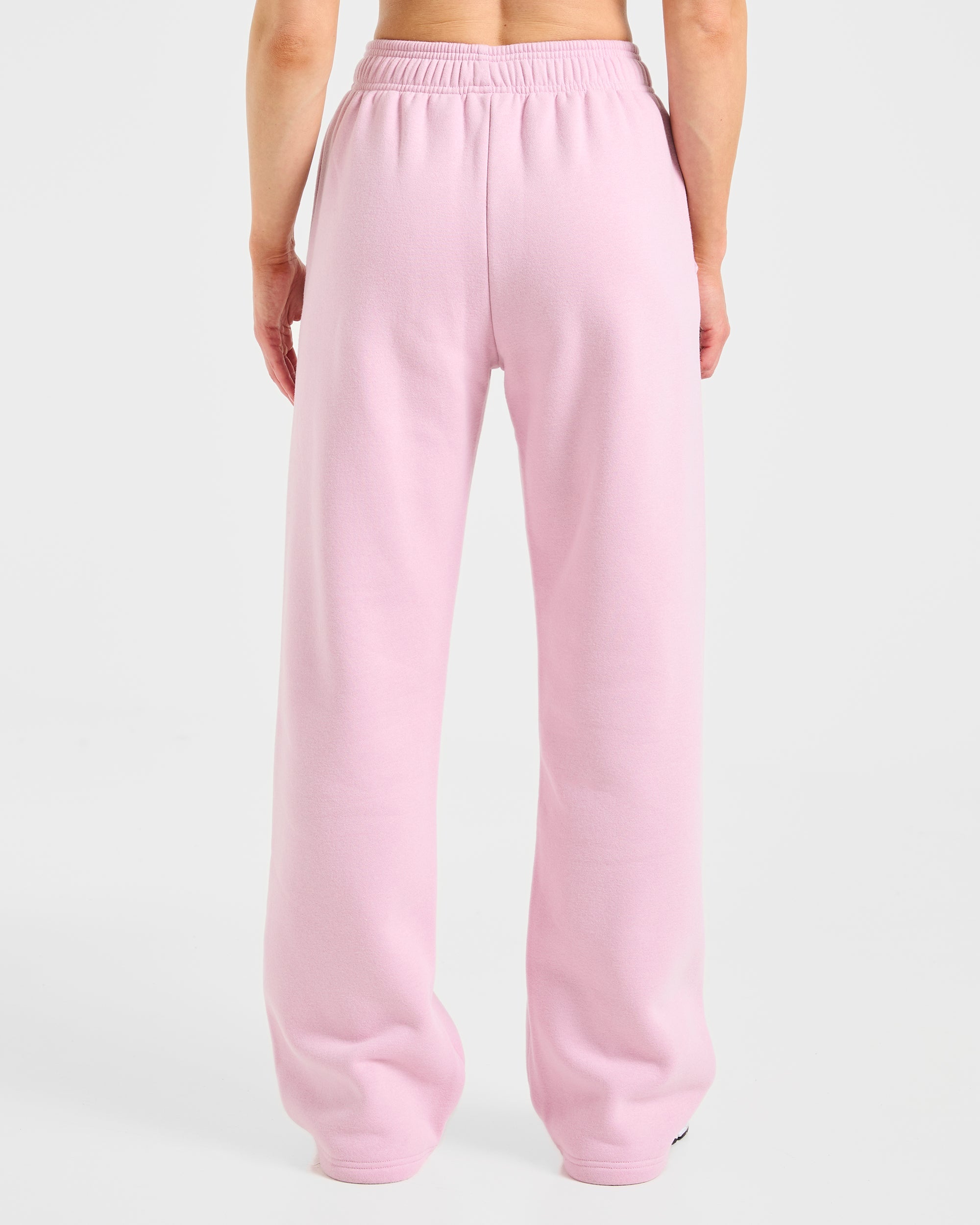 Varsity 2.0 Oversized Straight Leg Joggers - Iced Rosa