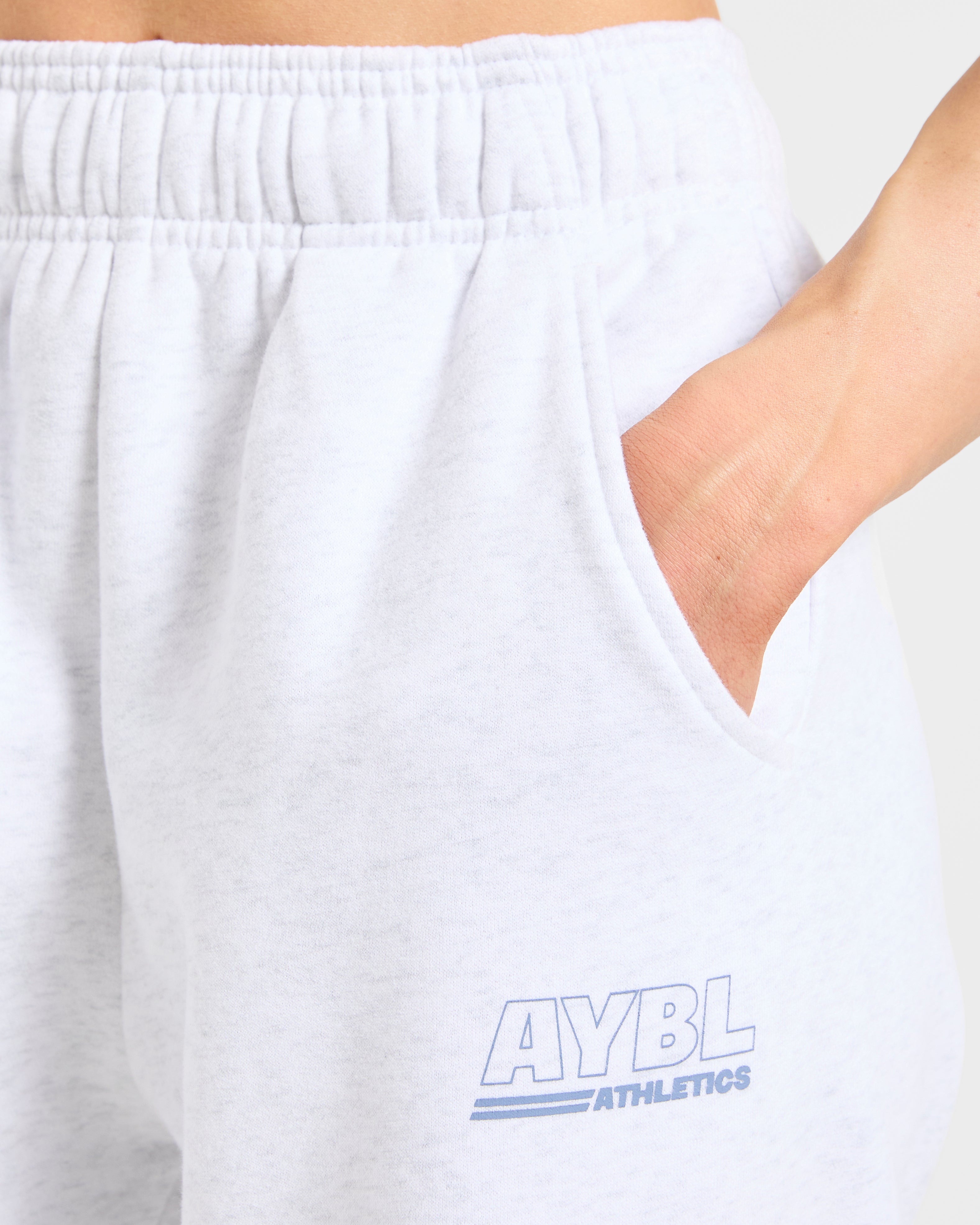 Athletics Track Oversized Joggers - Heather Grau/Slate Blau