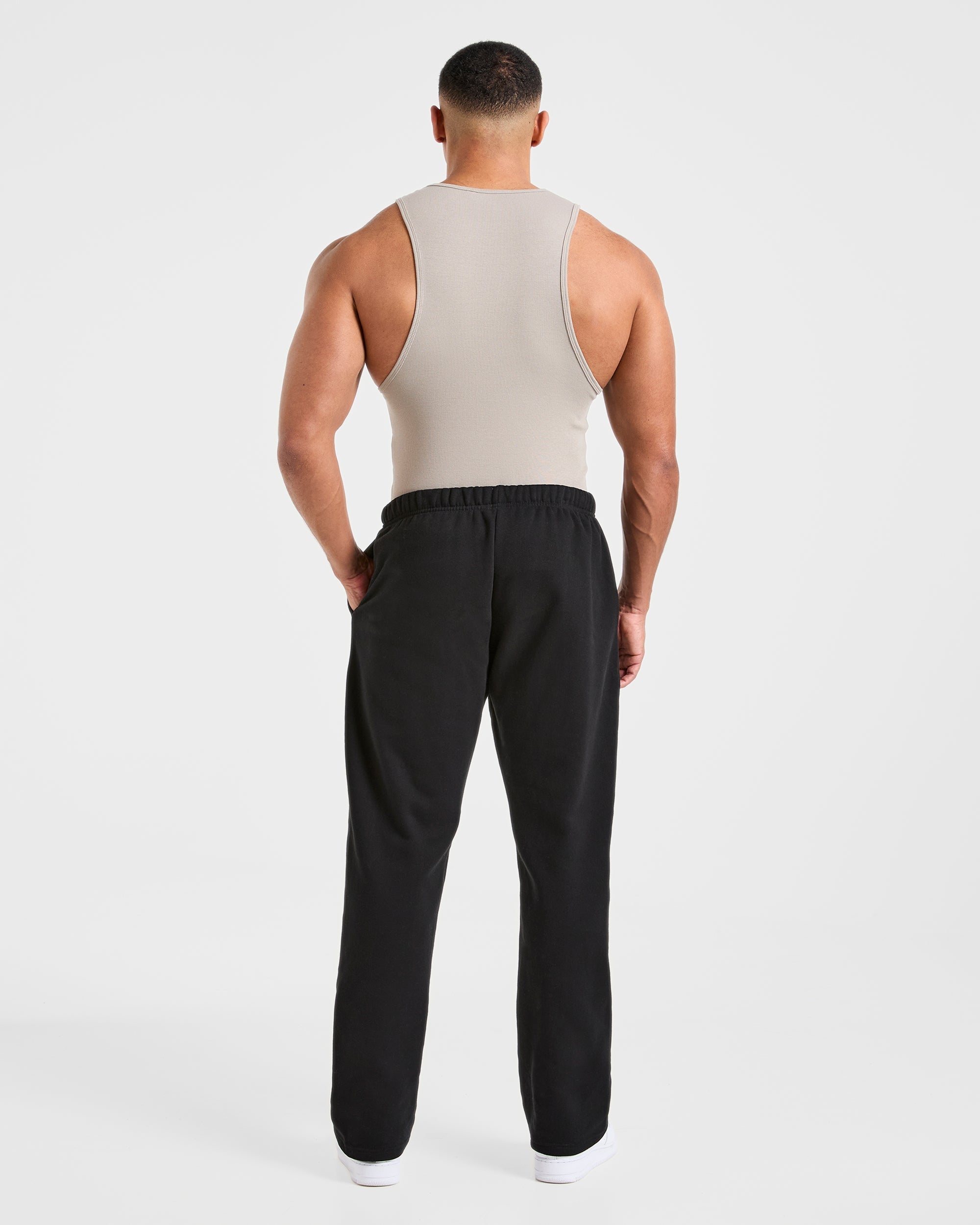 Muscle Ribbed Tank - Cloud Grau