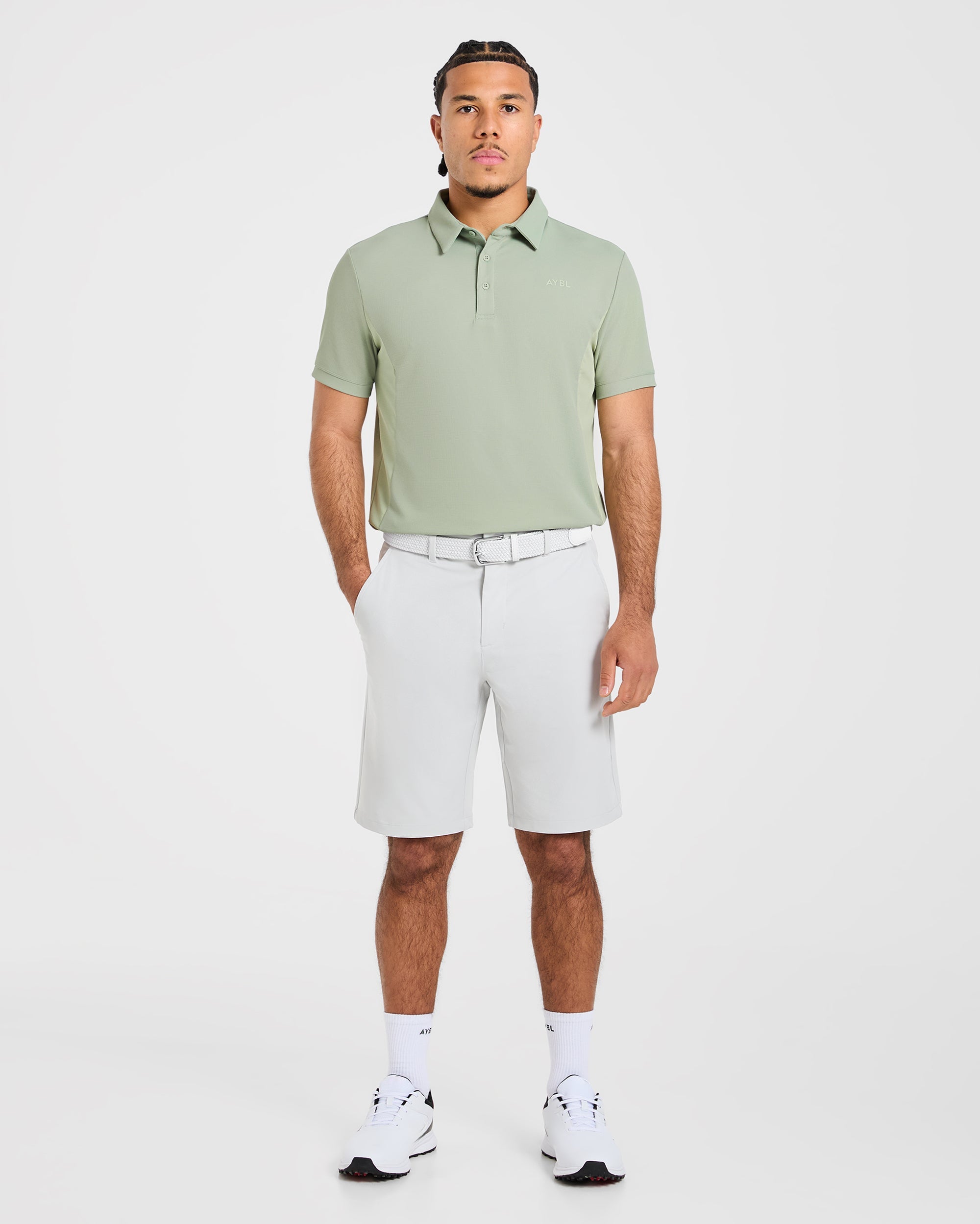 Edge Polo - Muted Olive Grün