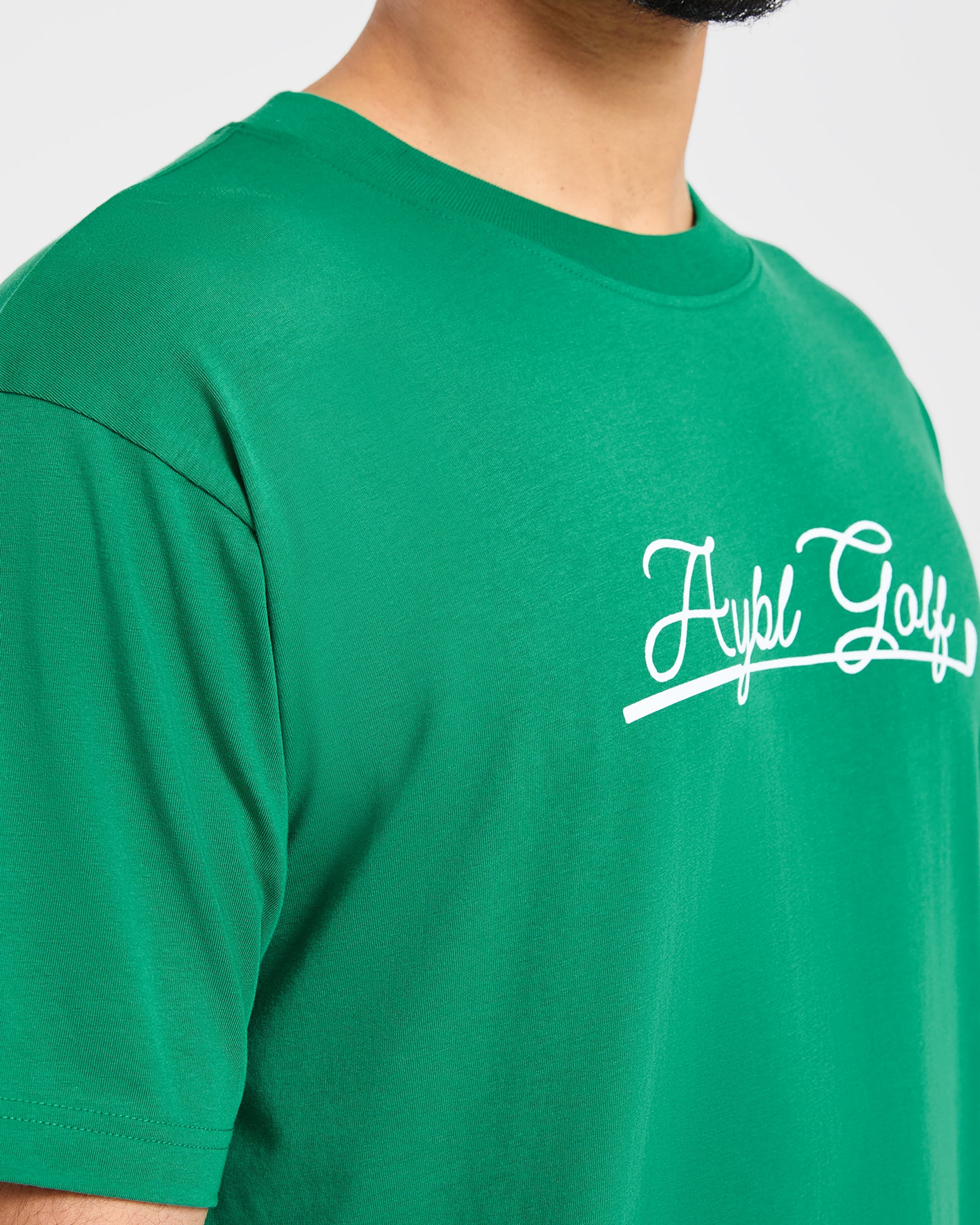 Golf Club T Shirt - Rye Grün/Cream