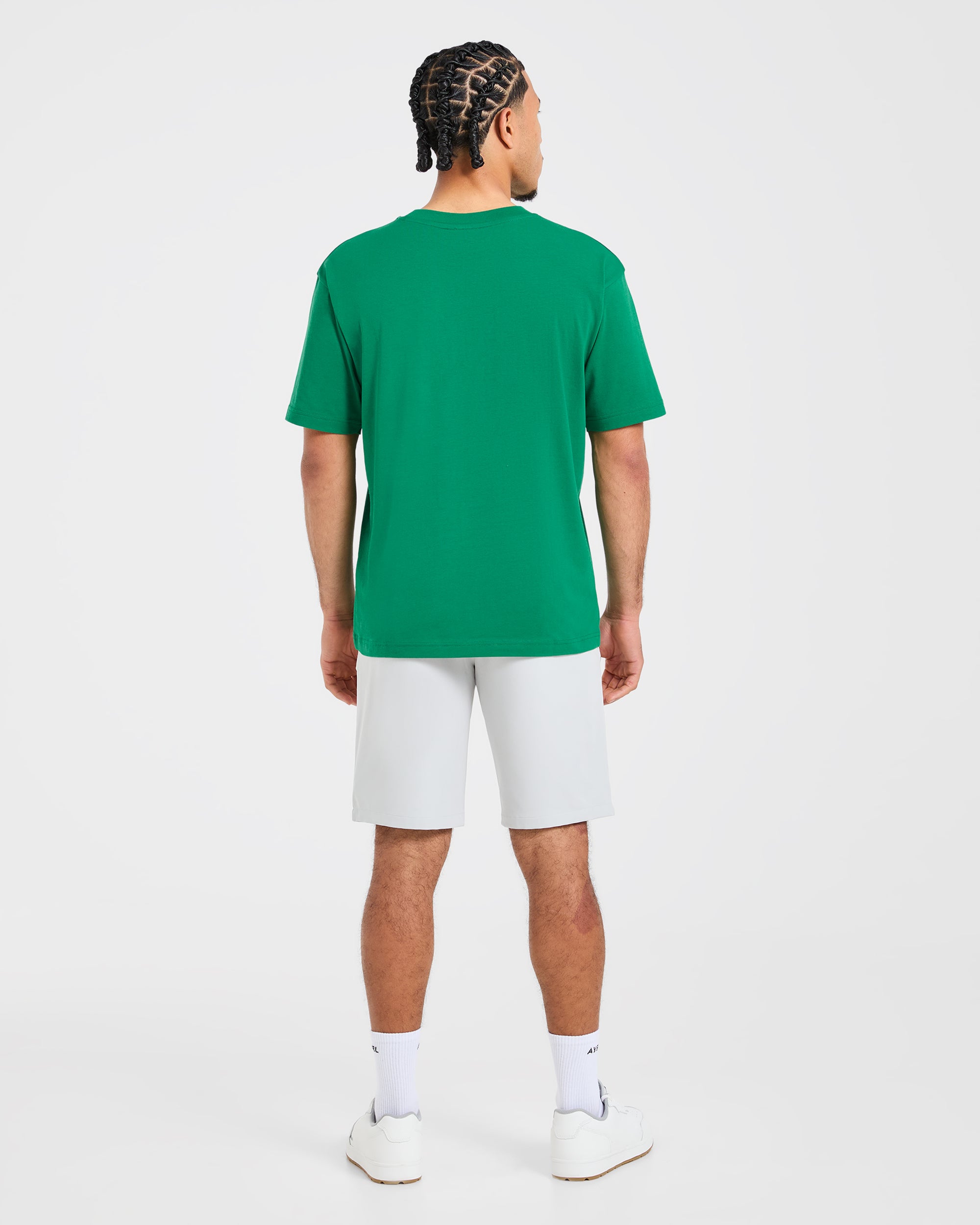 Golf Club T Shirt - Rye Grün/Cream