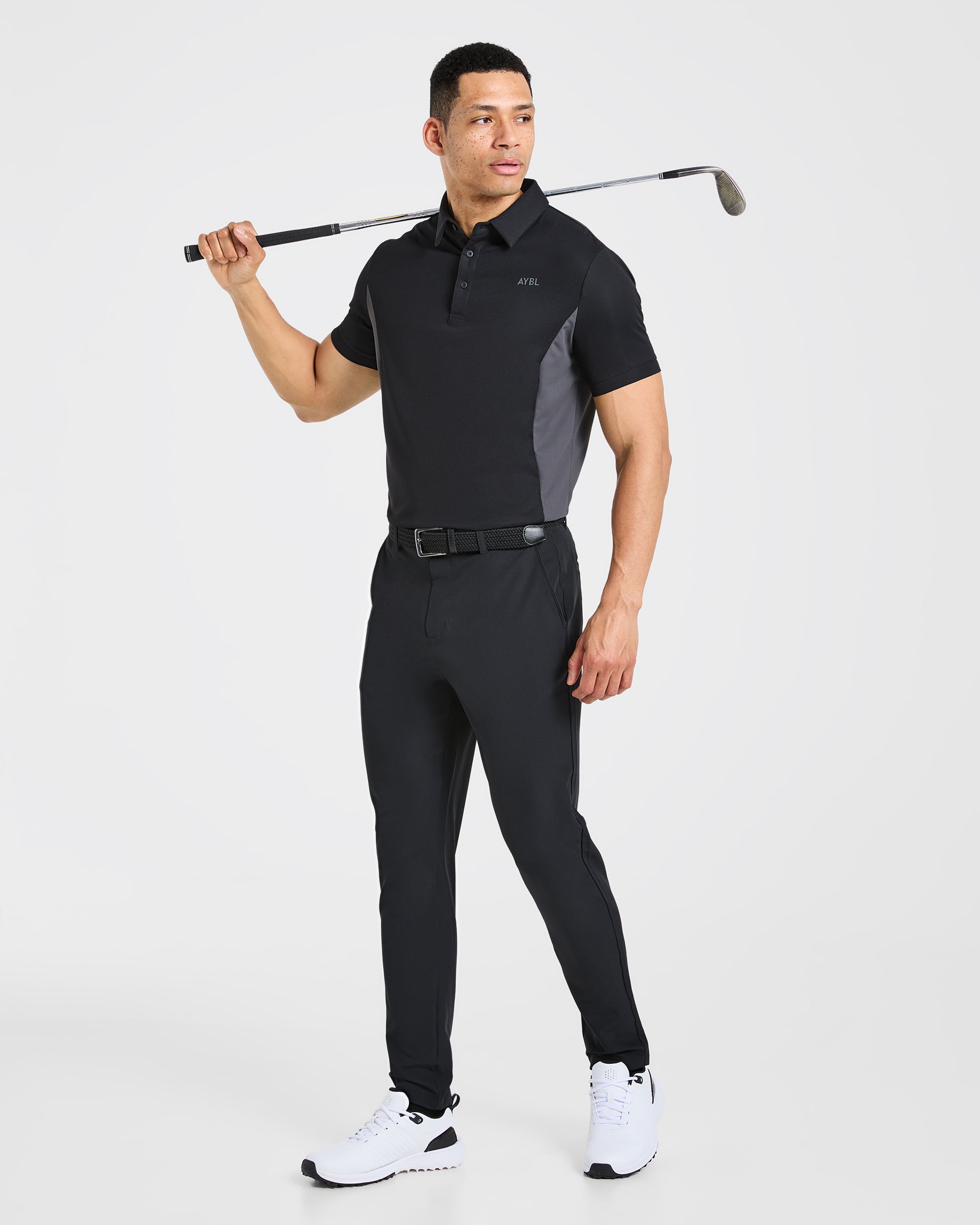 Edge Polo - Schwarz/Charcoal