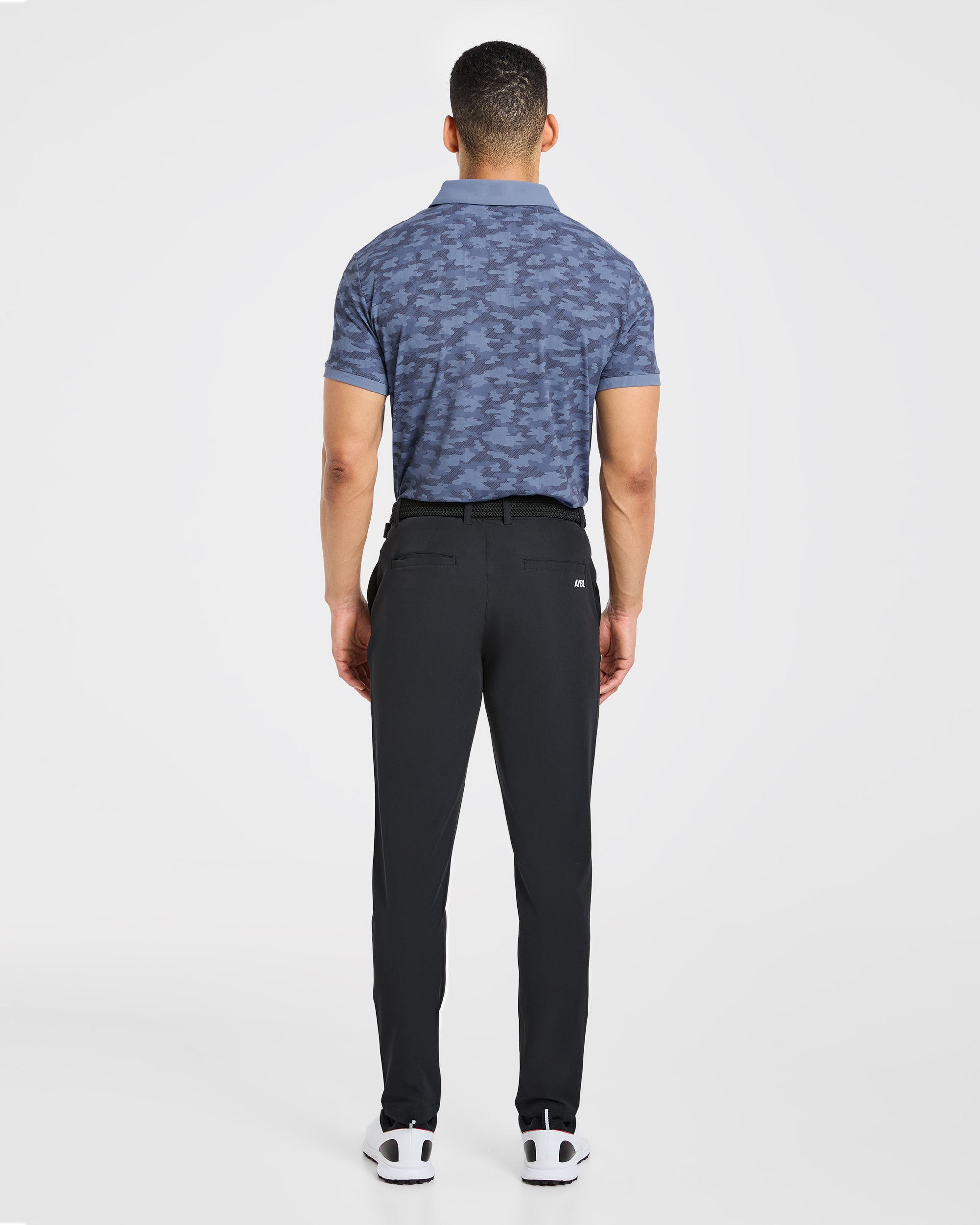 Precision Camo Polo - Blau
