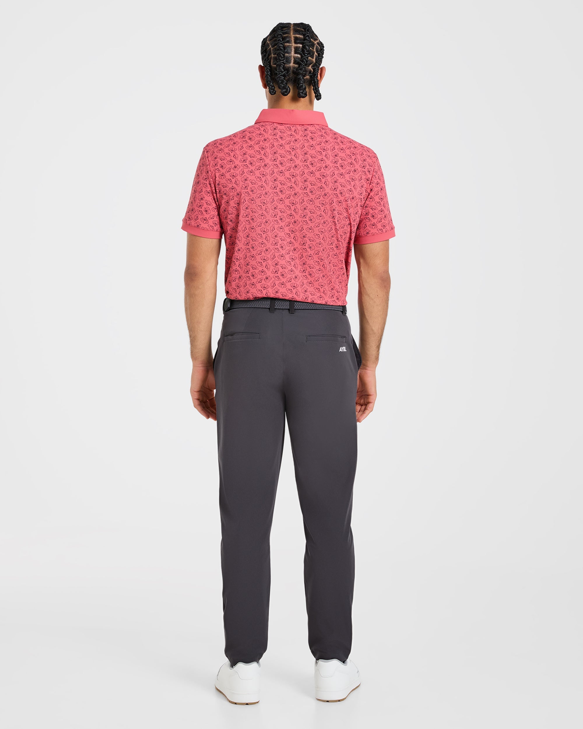 Precision Camellias Polo - Rot
