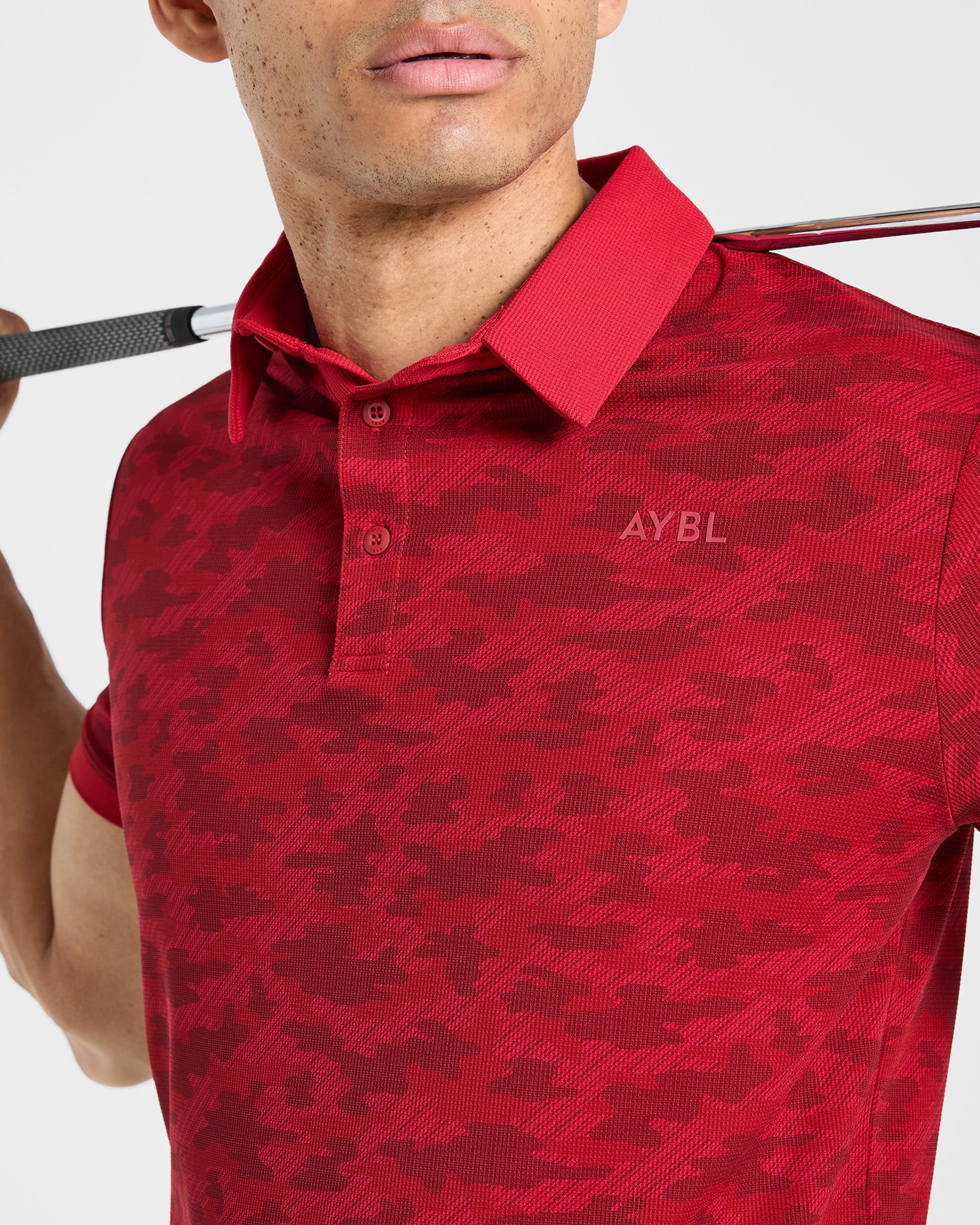 Precision Camo Polo - Muted Rot