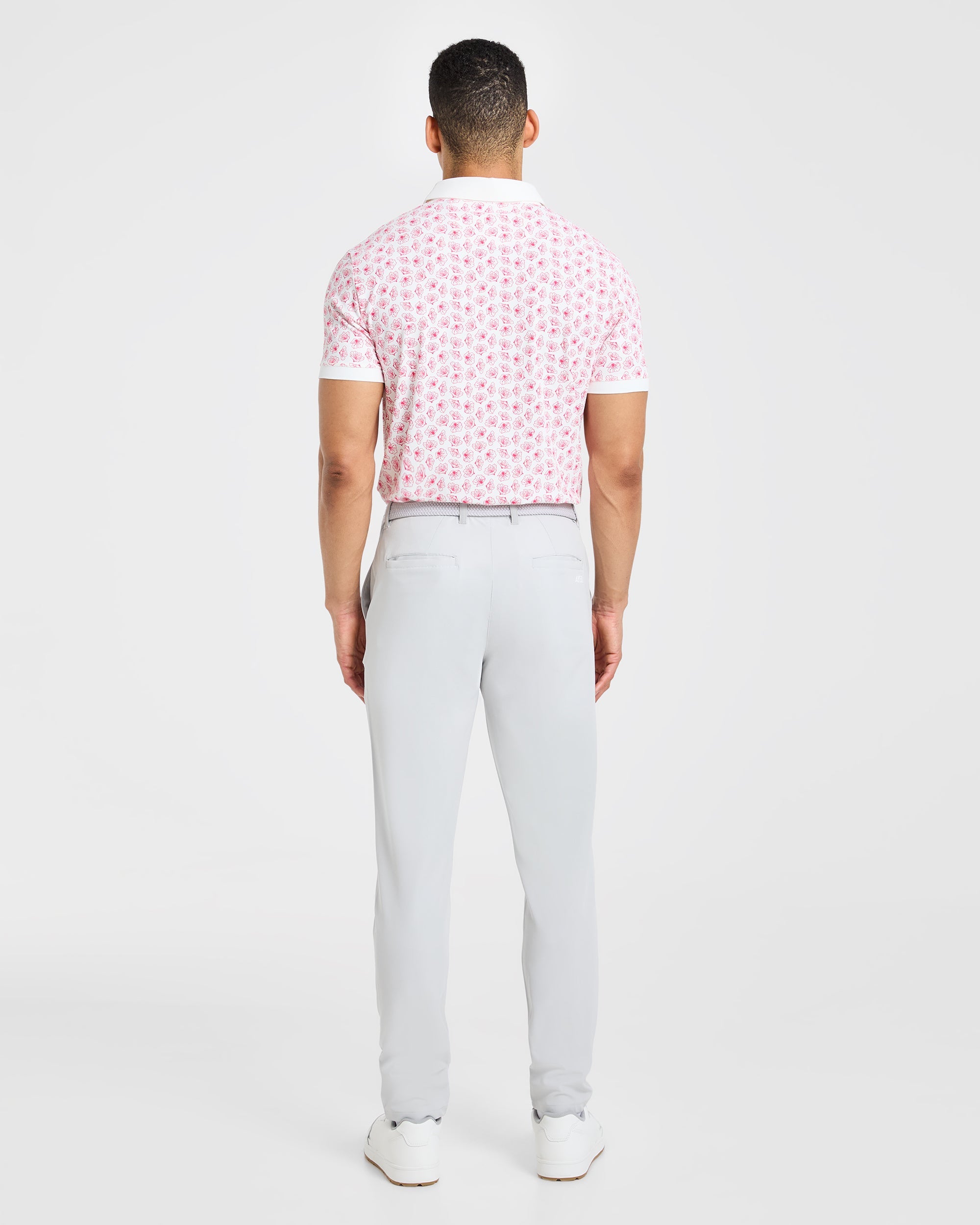 Precision Azalea Polo - Weiß/Azalea Rosa