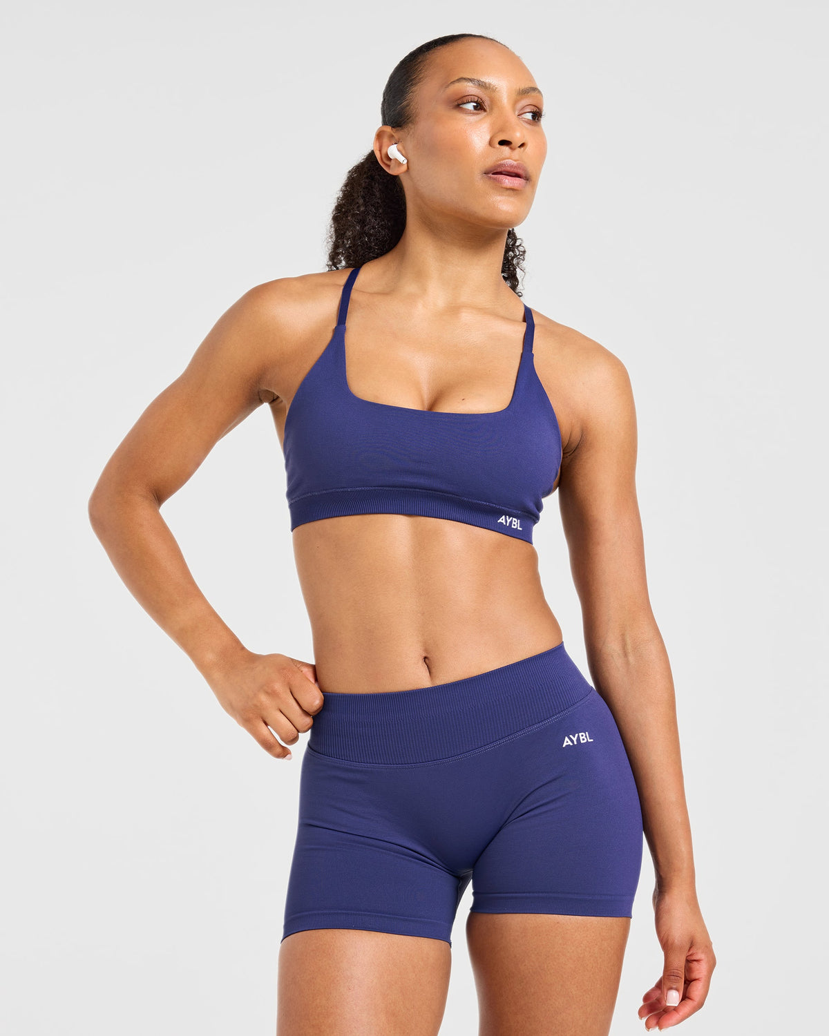 Enhance Seamless Shorts | 3.5" - Storm Blue