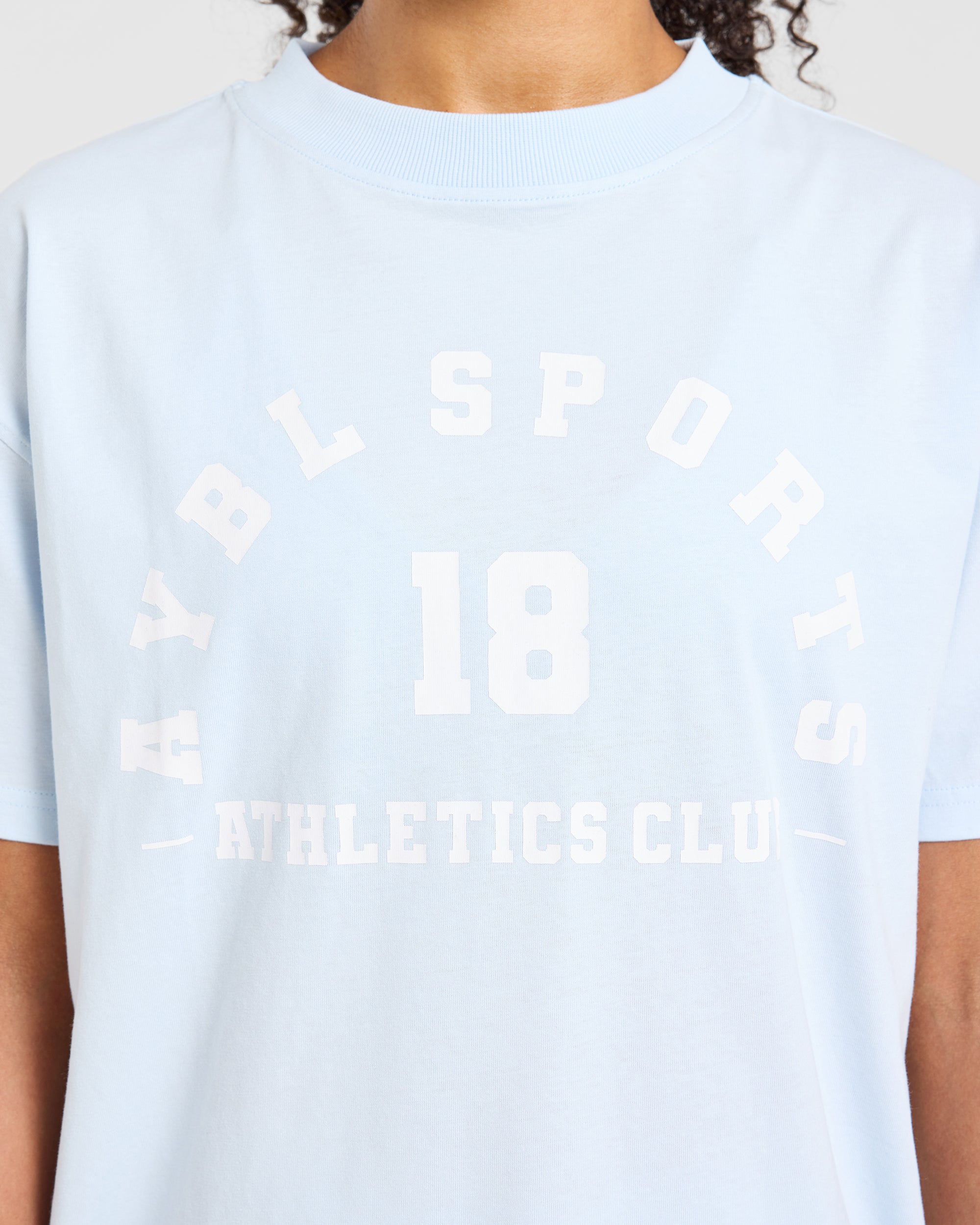 AYBL Sports 18 Oversized T Shirt - Iced Blau