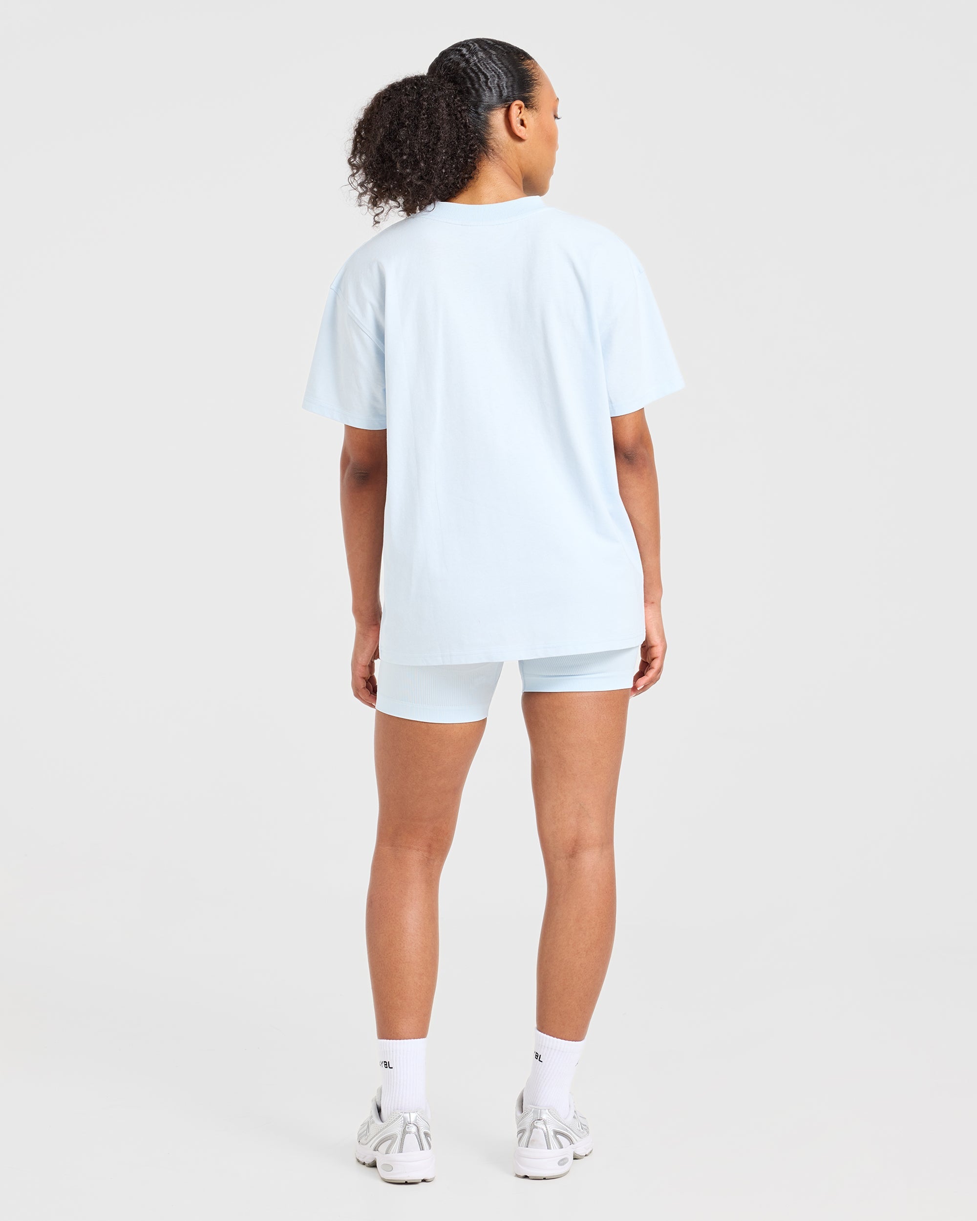 AYBL Sports 18 Oversized T Shirt - Iced Blau