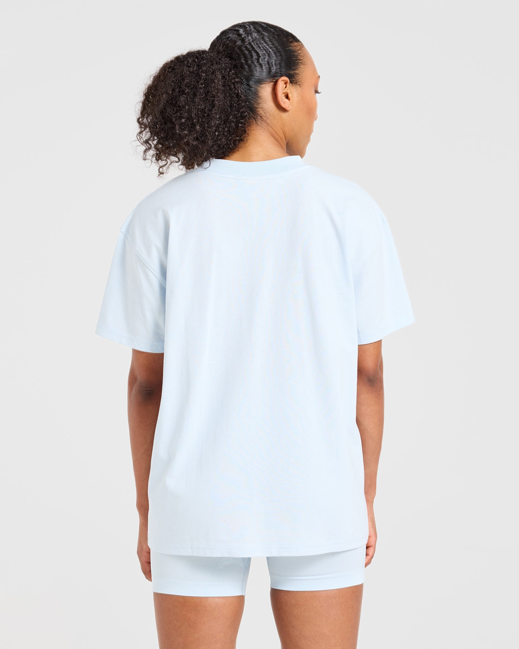 AYBL Sports 18 Oversized T Shirt - Iced Blau