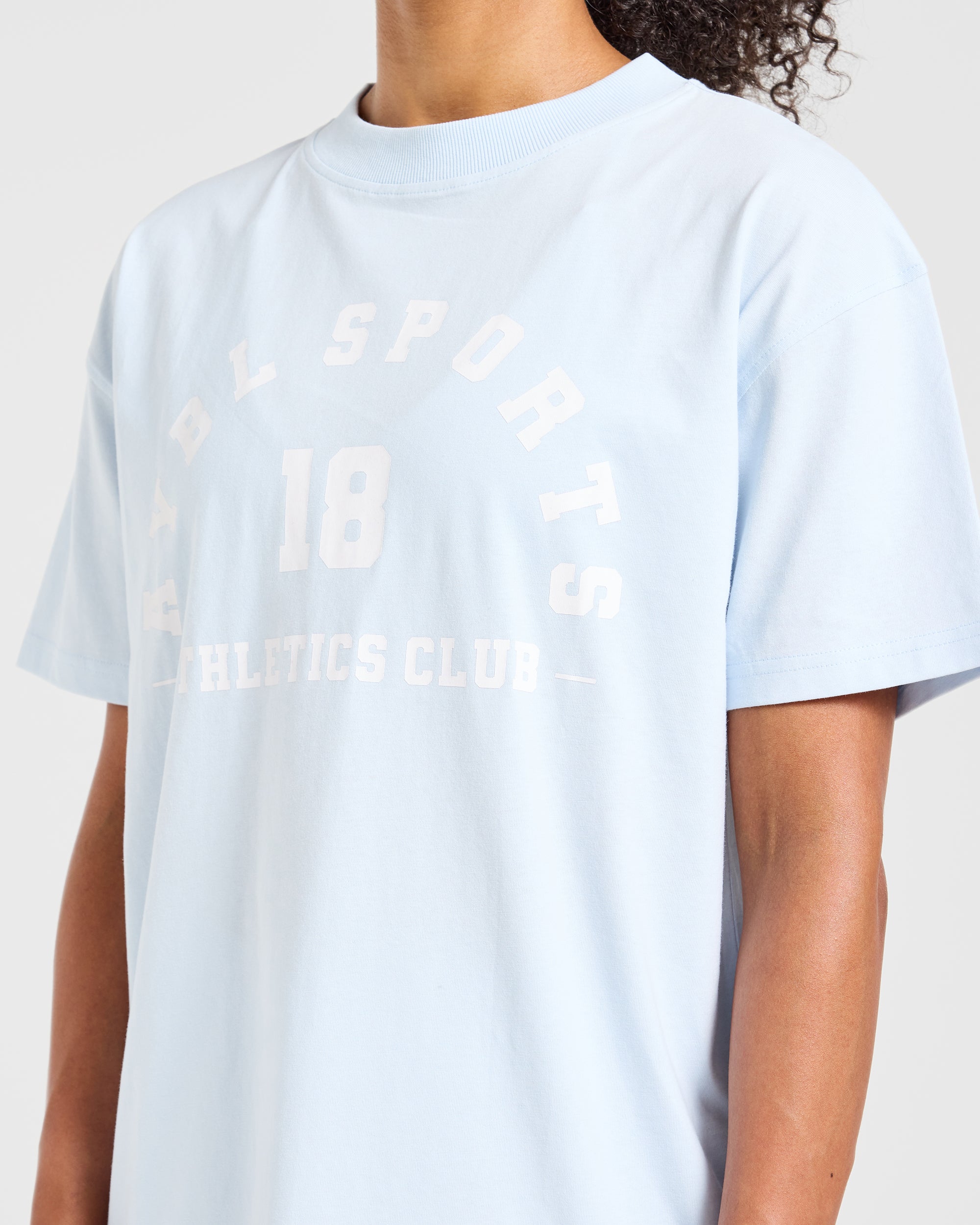 AYBL Sports 18 Oversized T Shirt - Iced Blau