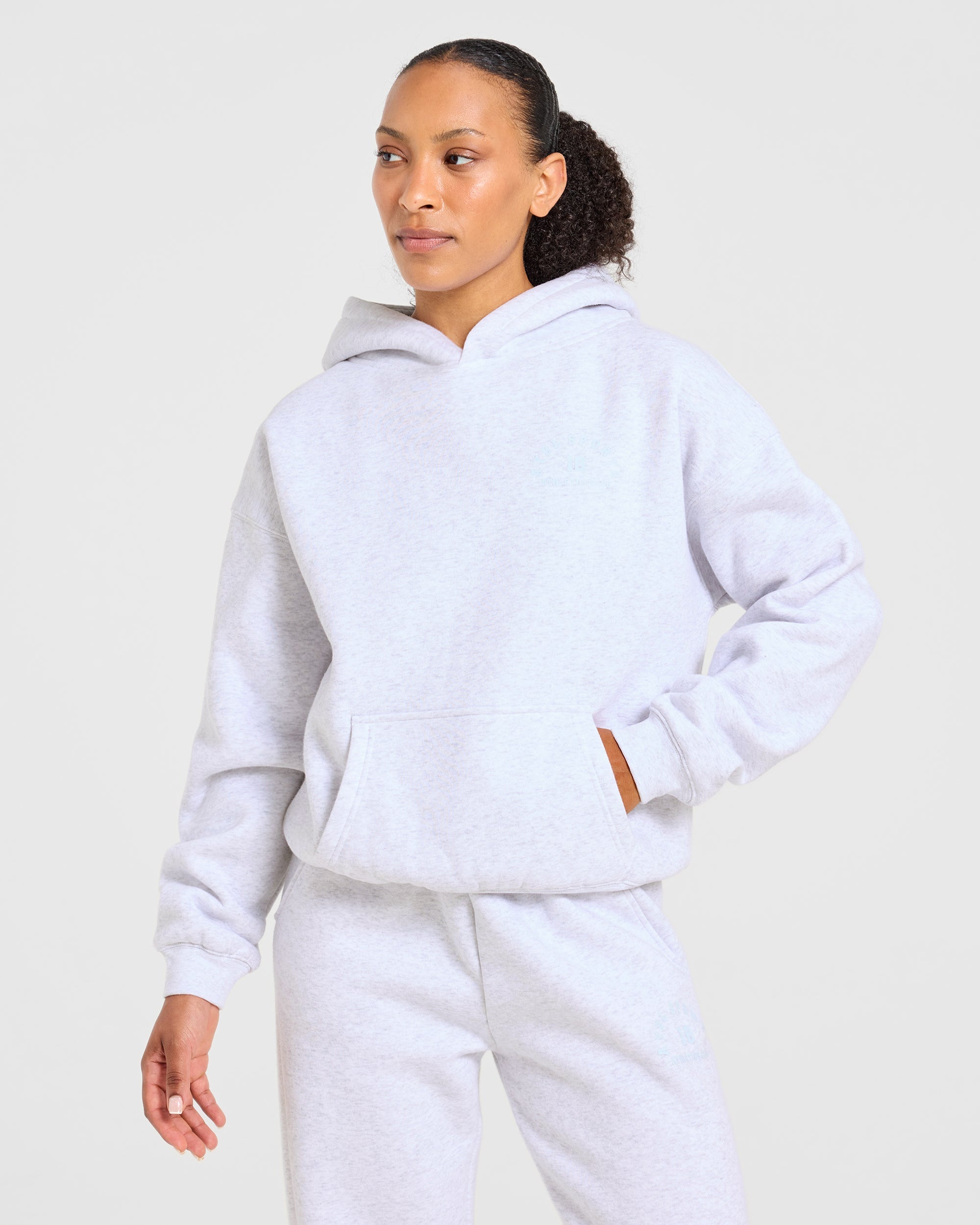 AYBL Sports 18 Oversized Hoodie - Heather Grau