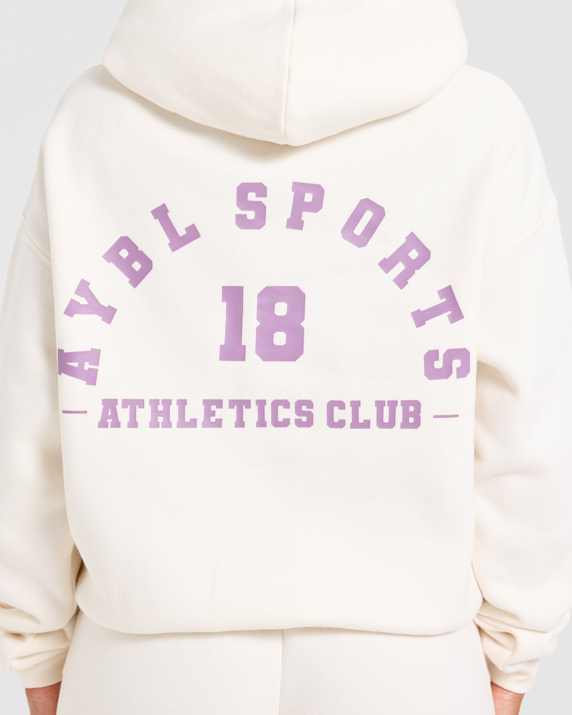 AYBL Sports 18 Oversized Hoodie - Off Weiß