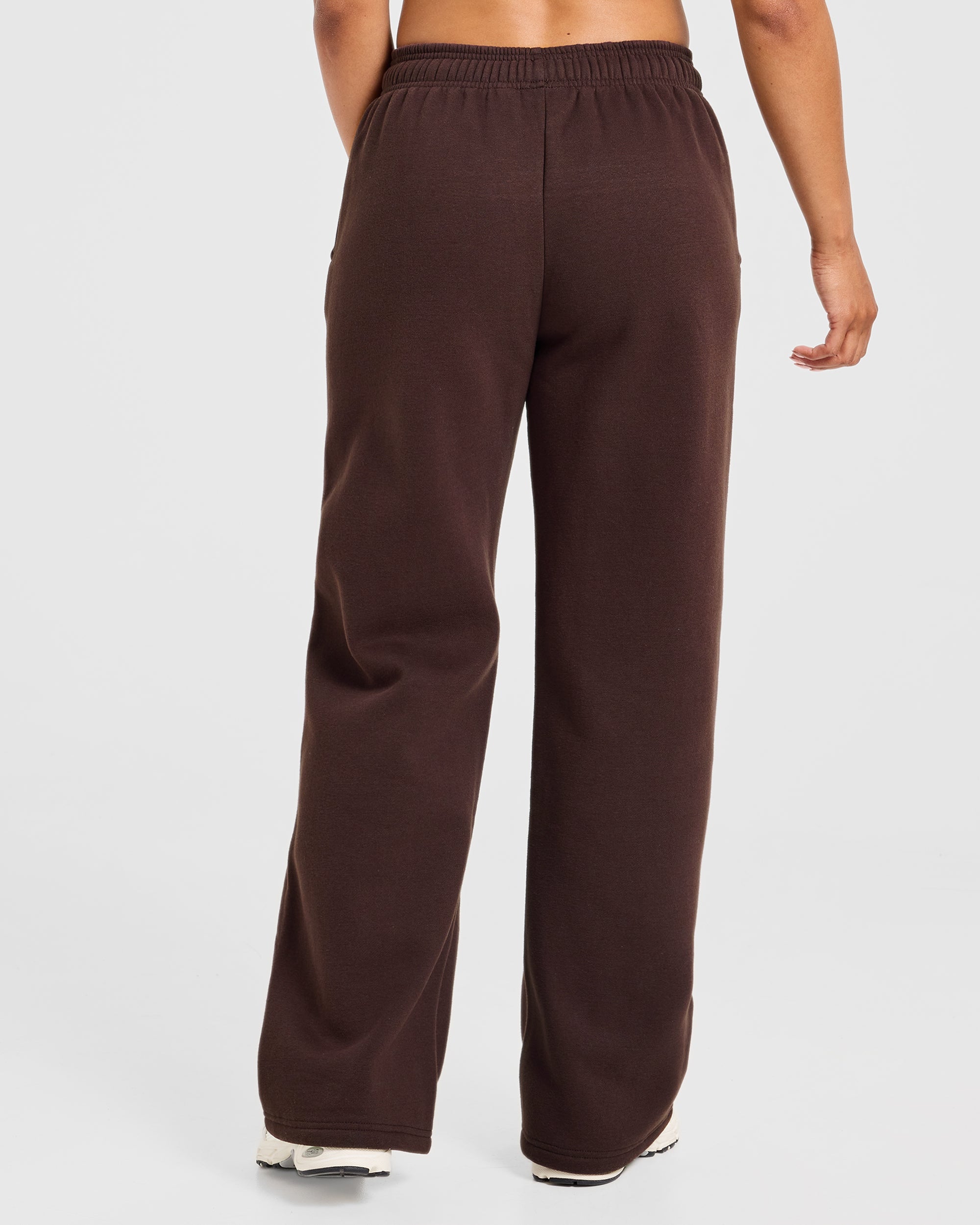 AYBL Sports 18 Oversized Straight Leg Joggers - Cocoa Braun