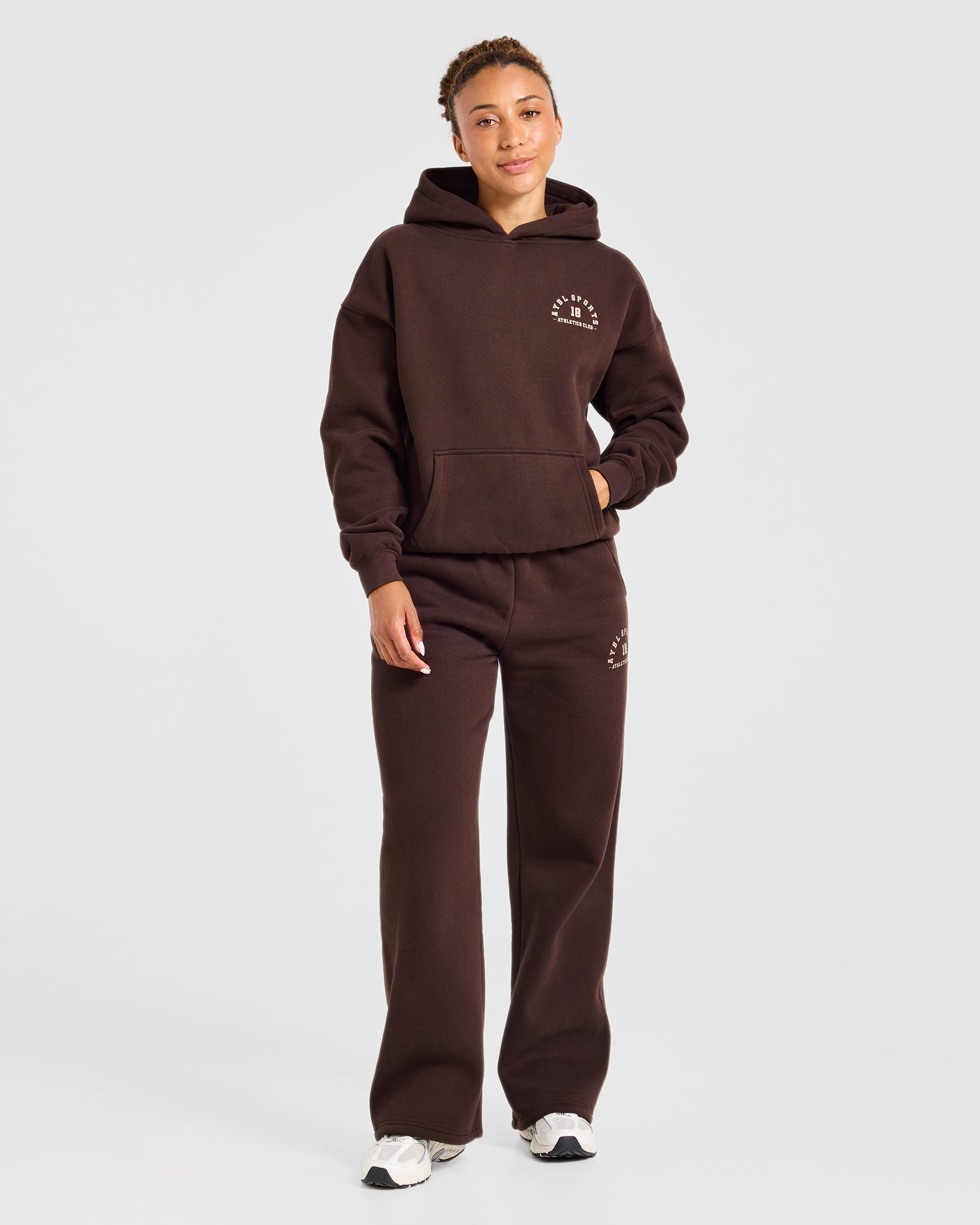 AYBL Sports 18 Oversized Hoodie - Cocoa Braun