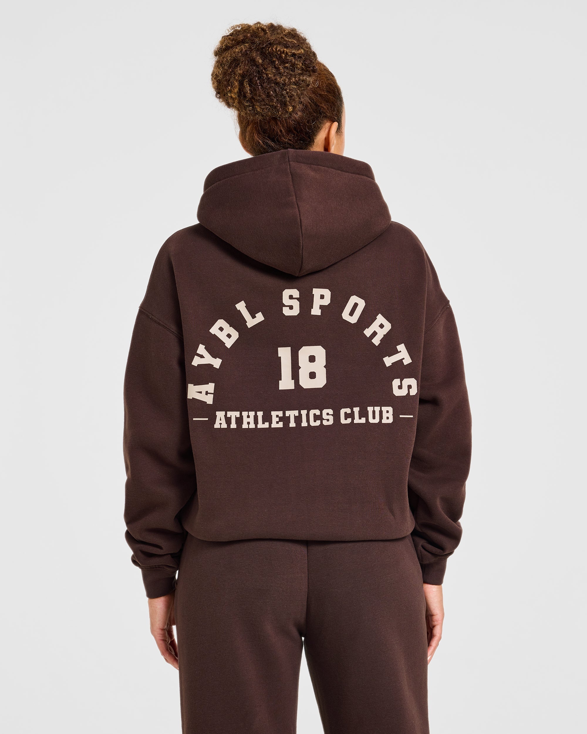 AYBL Sports 18 Oversized Hoodie - Cocoa Braun
