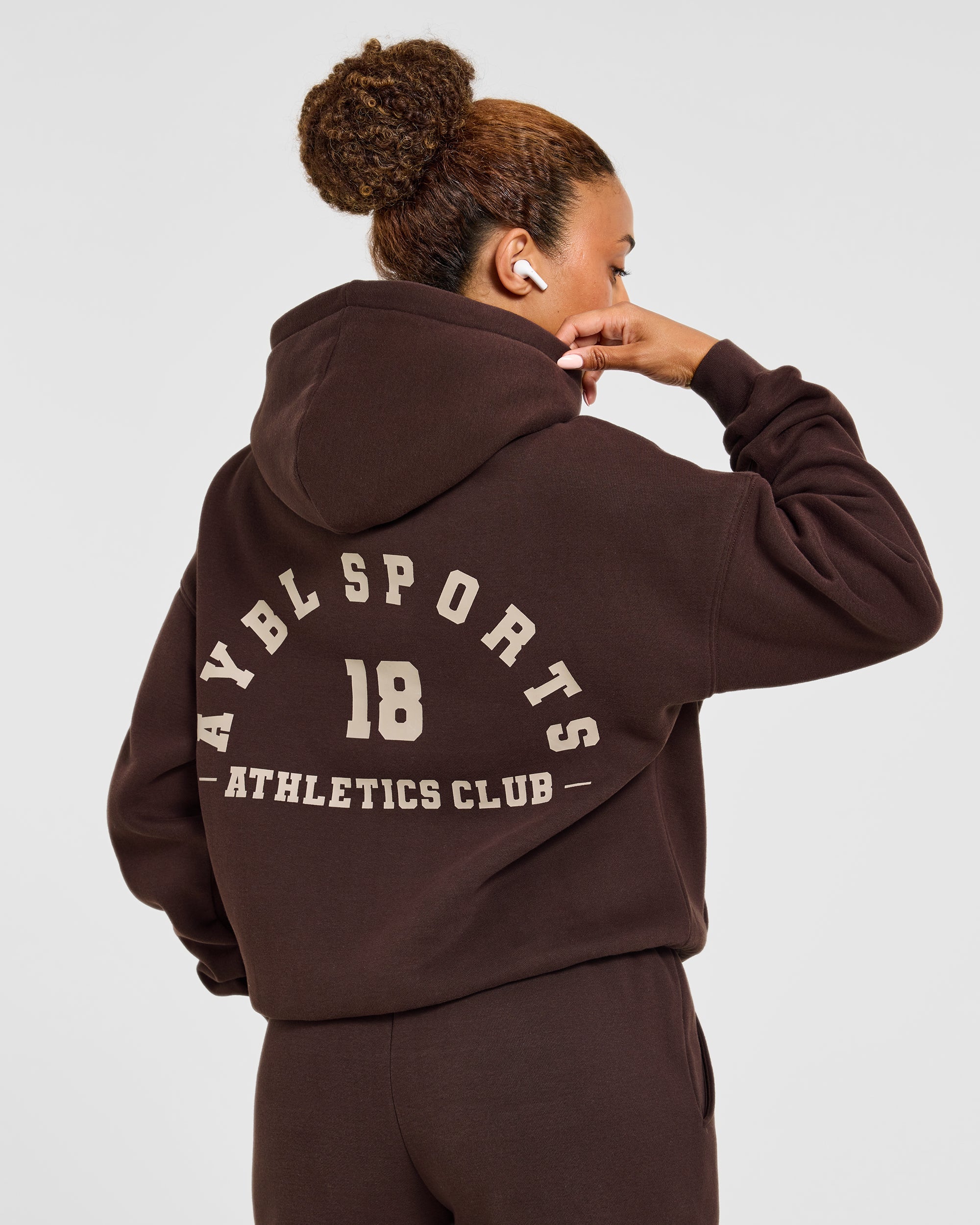 AYBL Sports 18 Oversized Hoodie - Cocoa Braun